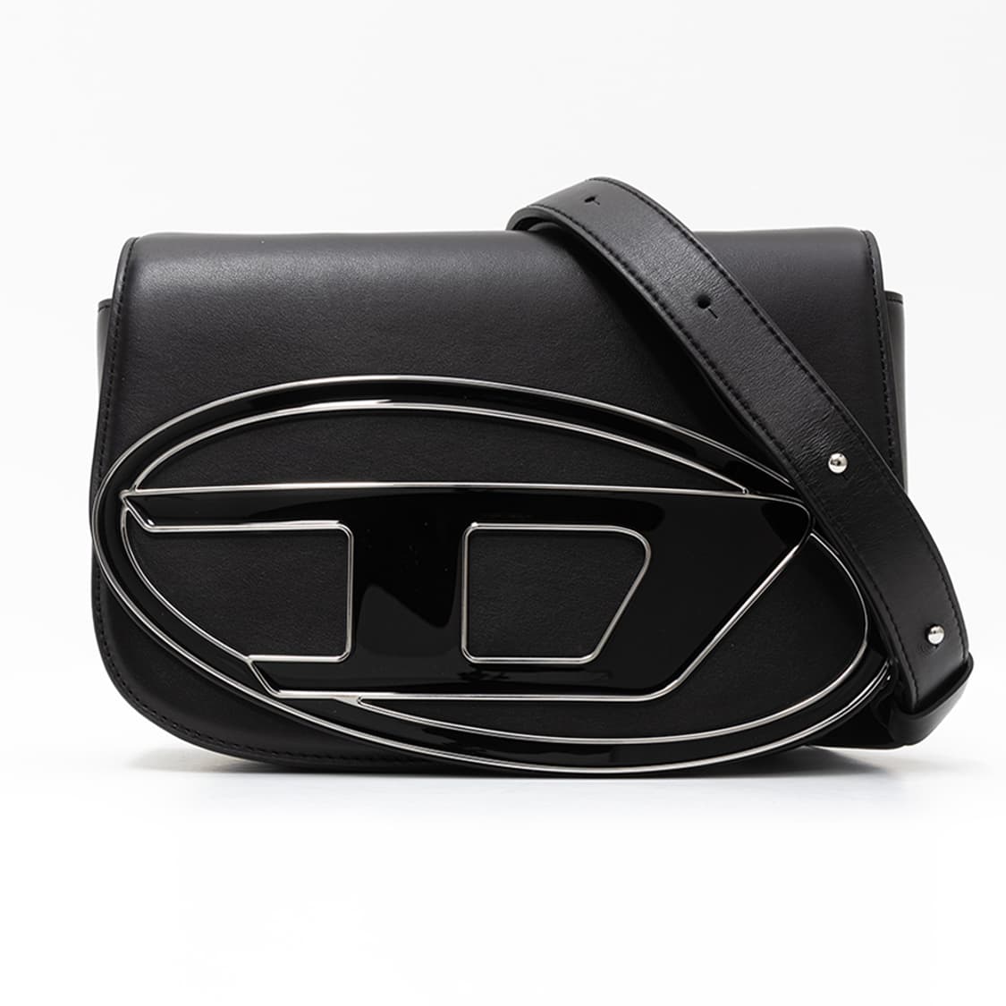 디젤 1DR 블랙 가죽 숄더백 상품이미지1