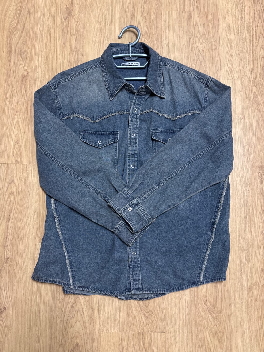 밀로 아카이브 웨스턴 데님 셔츠 L 상품이미지1