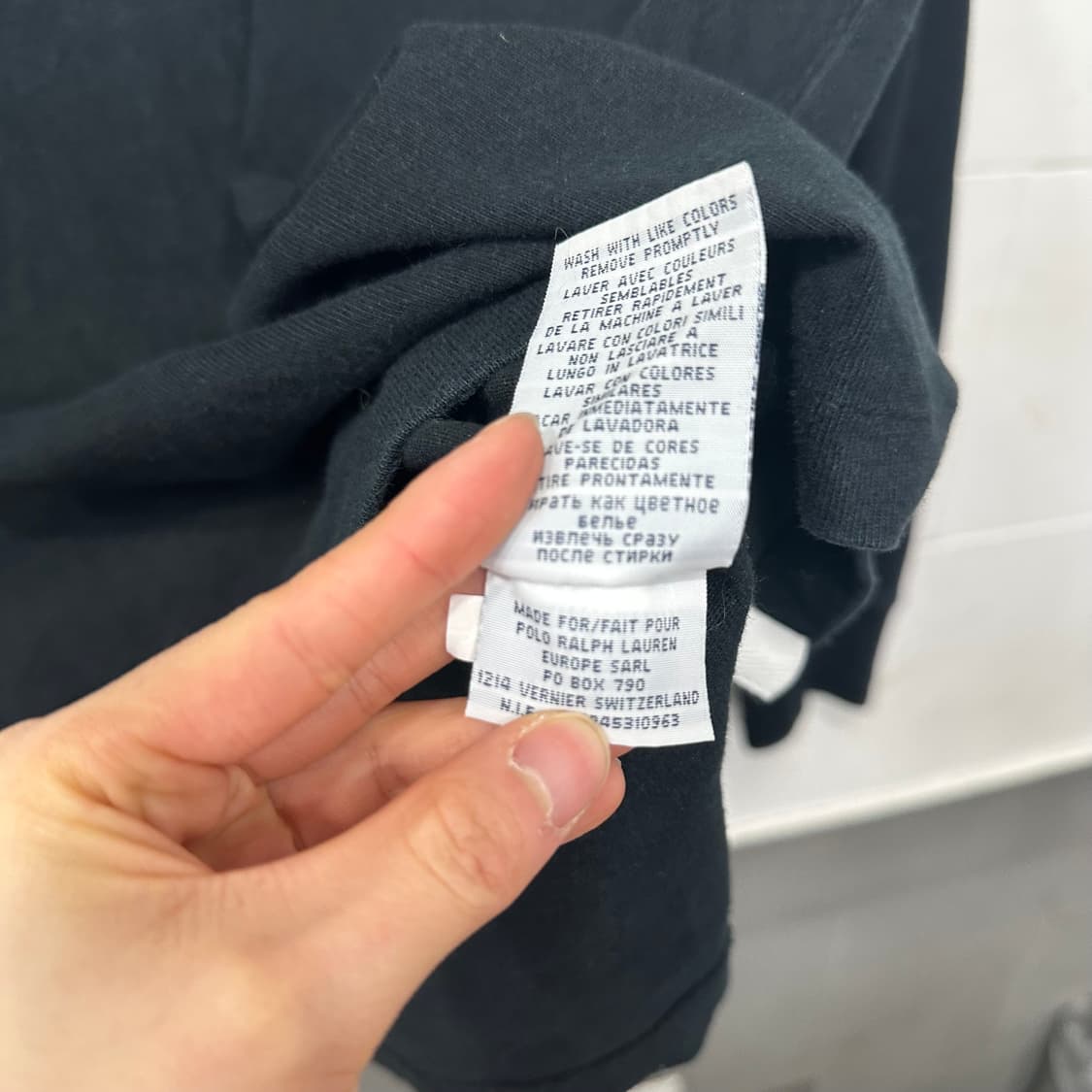 폴로 랄프로렌 블랙와치 럭비티 상품이미지6