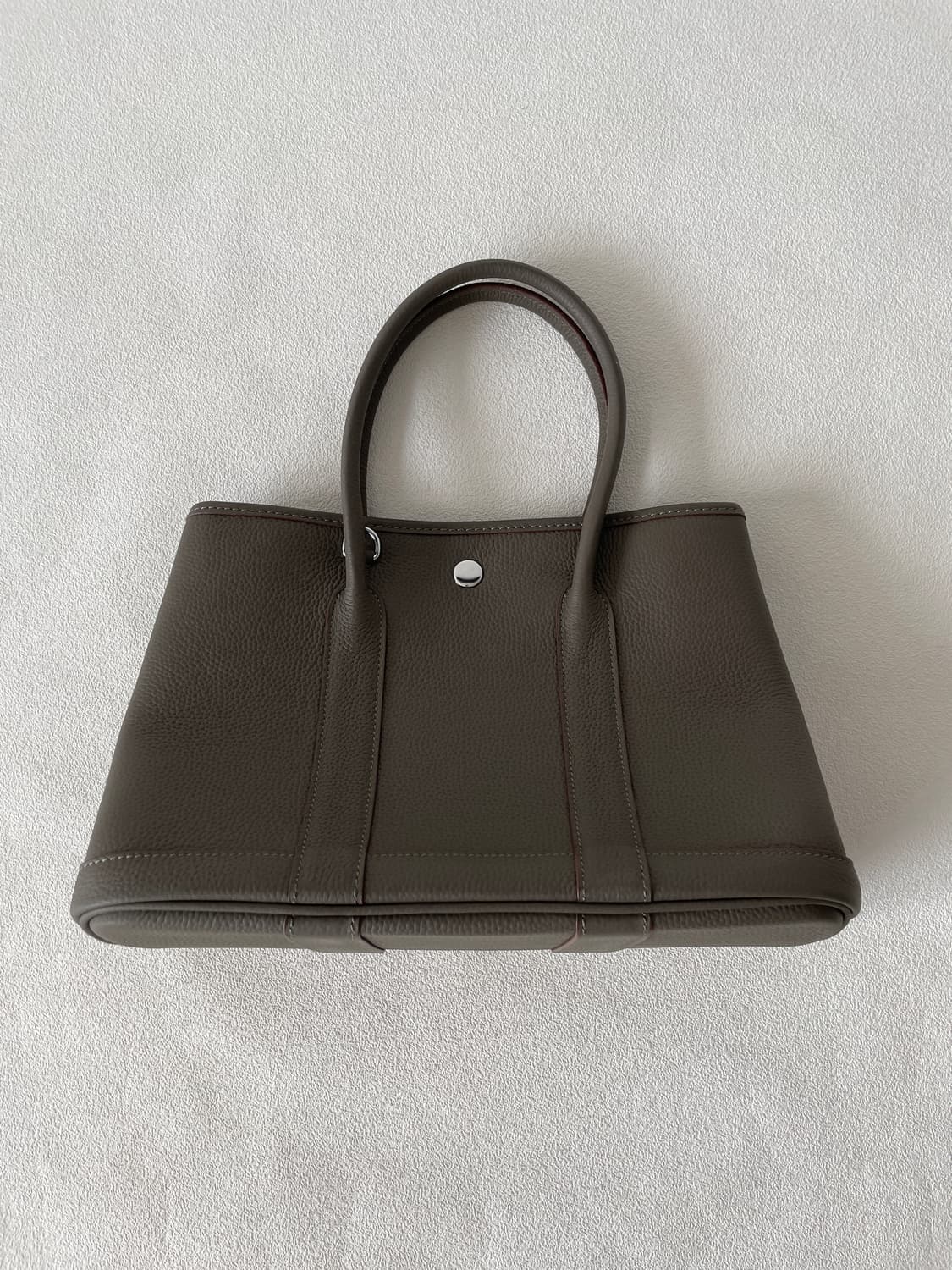 Pre owned 레더 토트백 상품이미지2