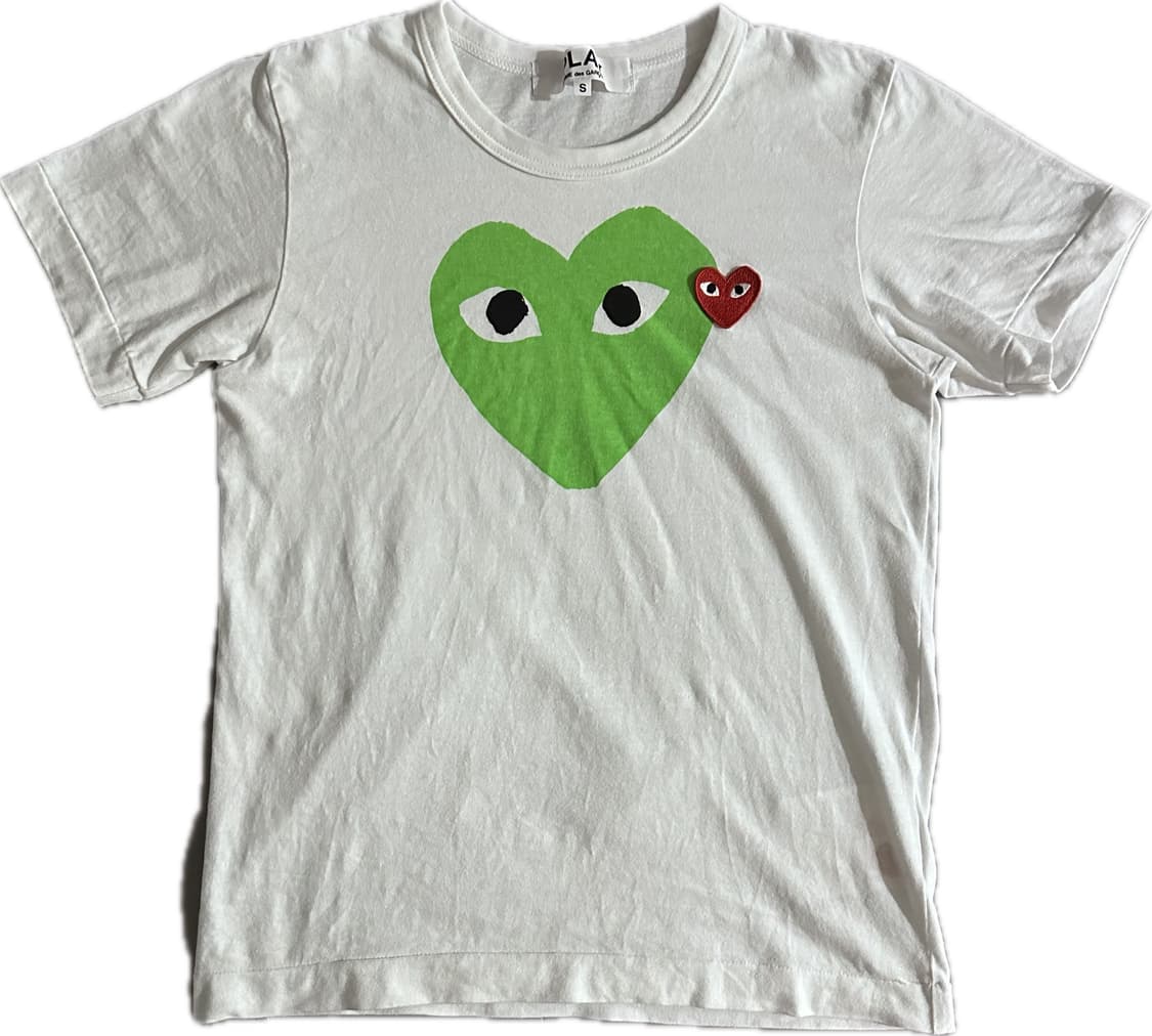 꼼데가르송 플레이 더블 로고 반팔 S 상품이미지1