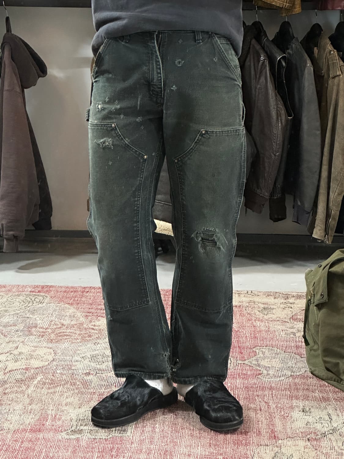 OG USA Made 칼하트 B01 더블니 팬츠 칼하트 썩블니 상품이미지10