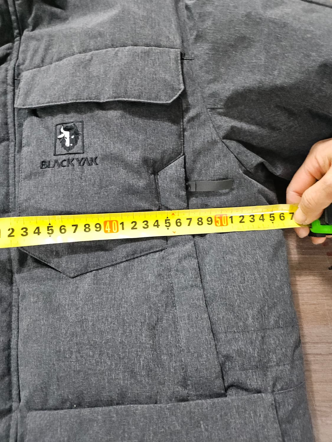블랙야크 남성  다운패딩 그레이  95 상품이미지9