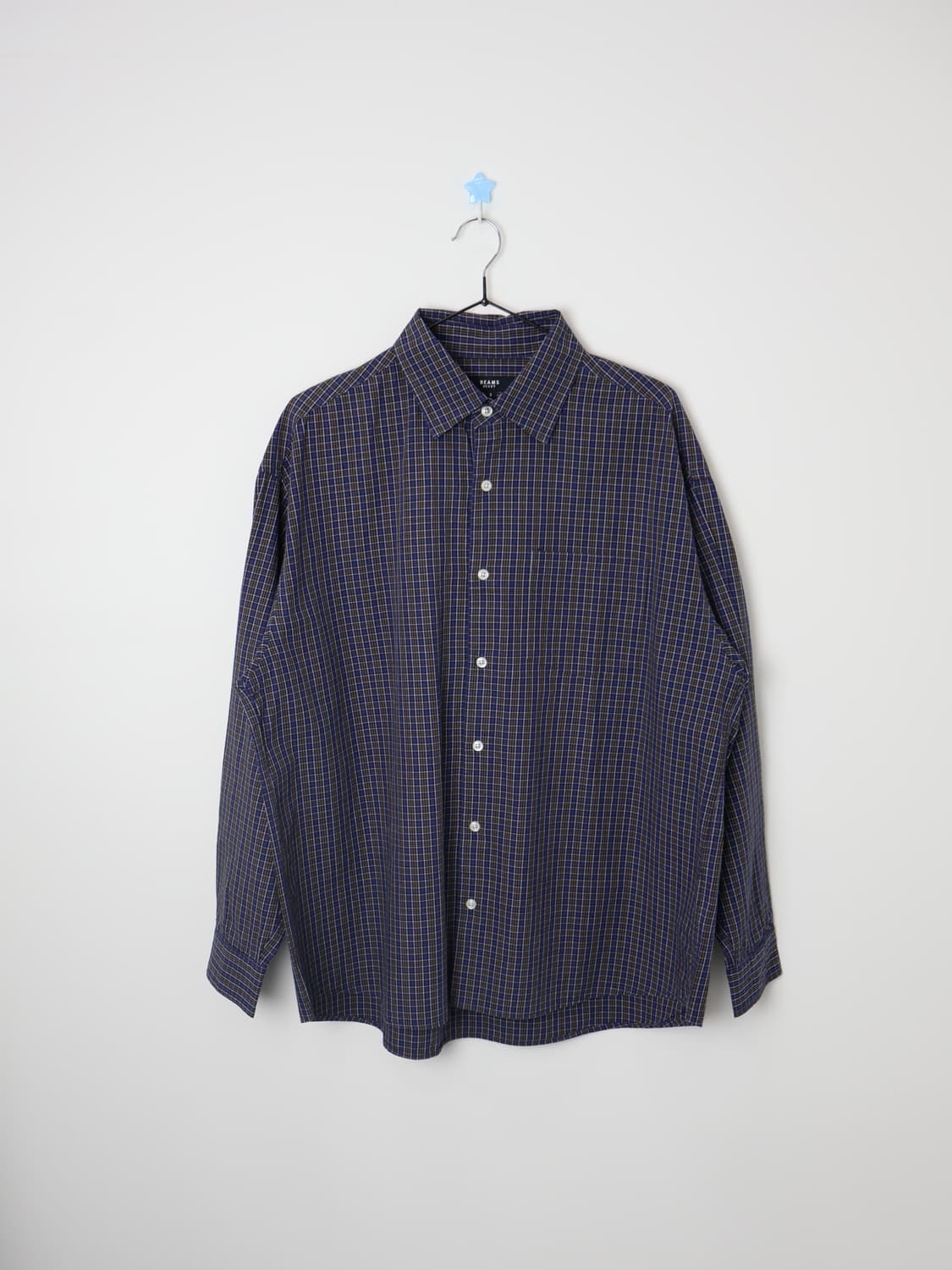 BEAMS Heart Plaid Cotton Shirt 상품이미지1