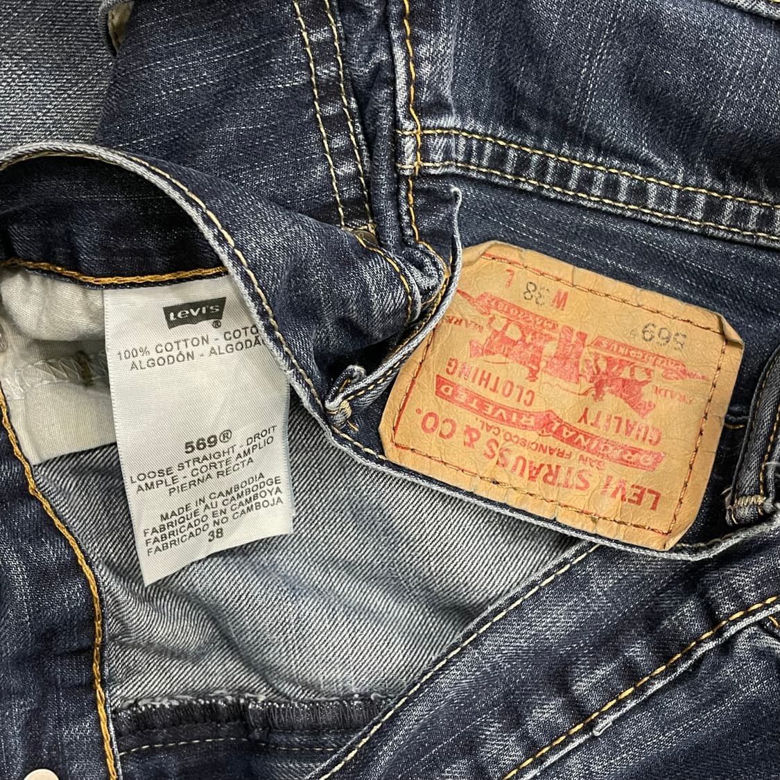 (38) Levi's 리바이스 569 데님 반바지 상품이미지7