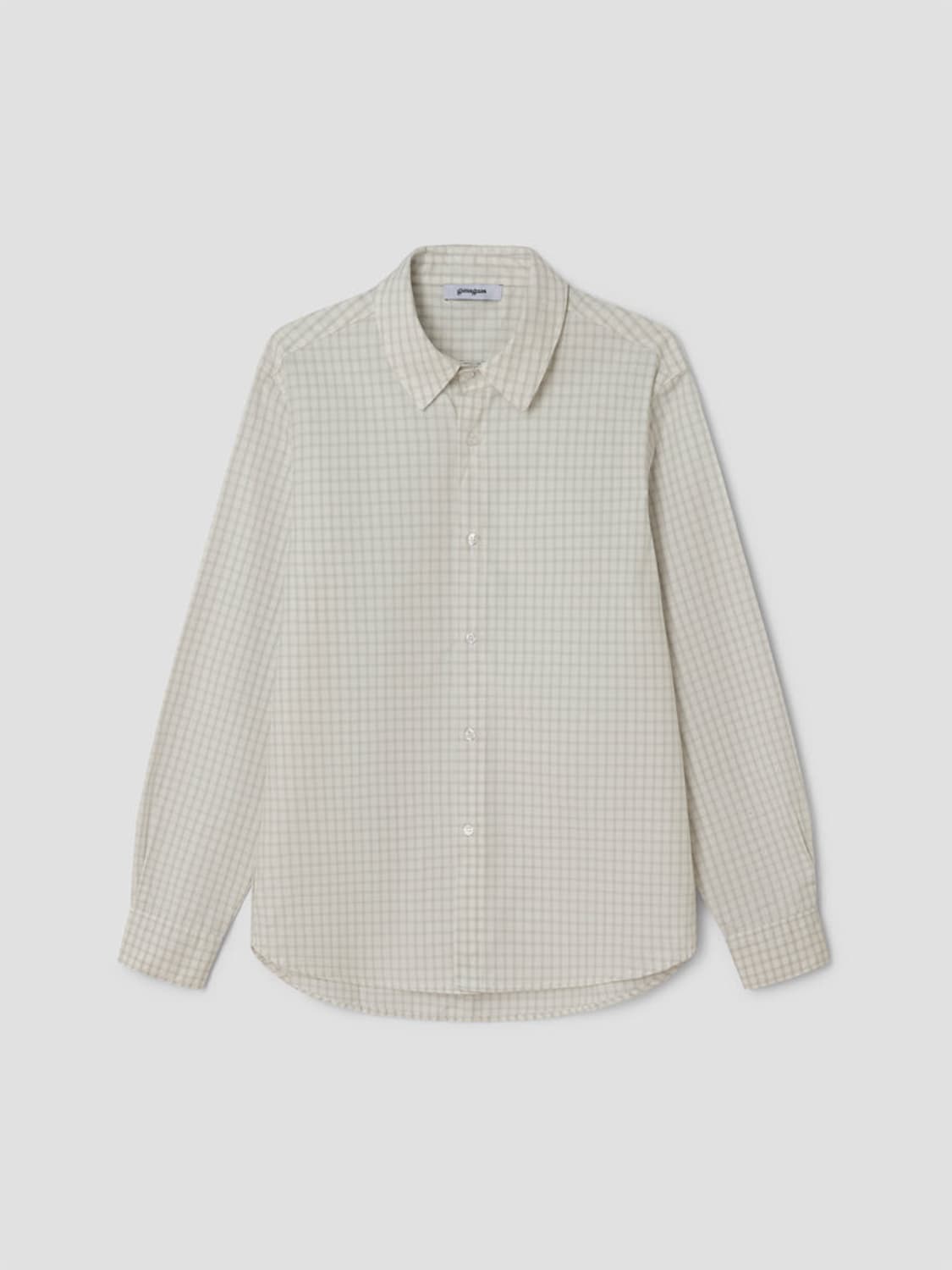 [M,L,XL]기마구아스 Suli 체크 셔츠/화이트 상품이미지6
