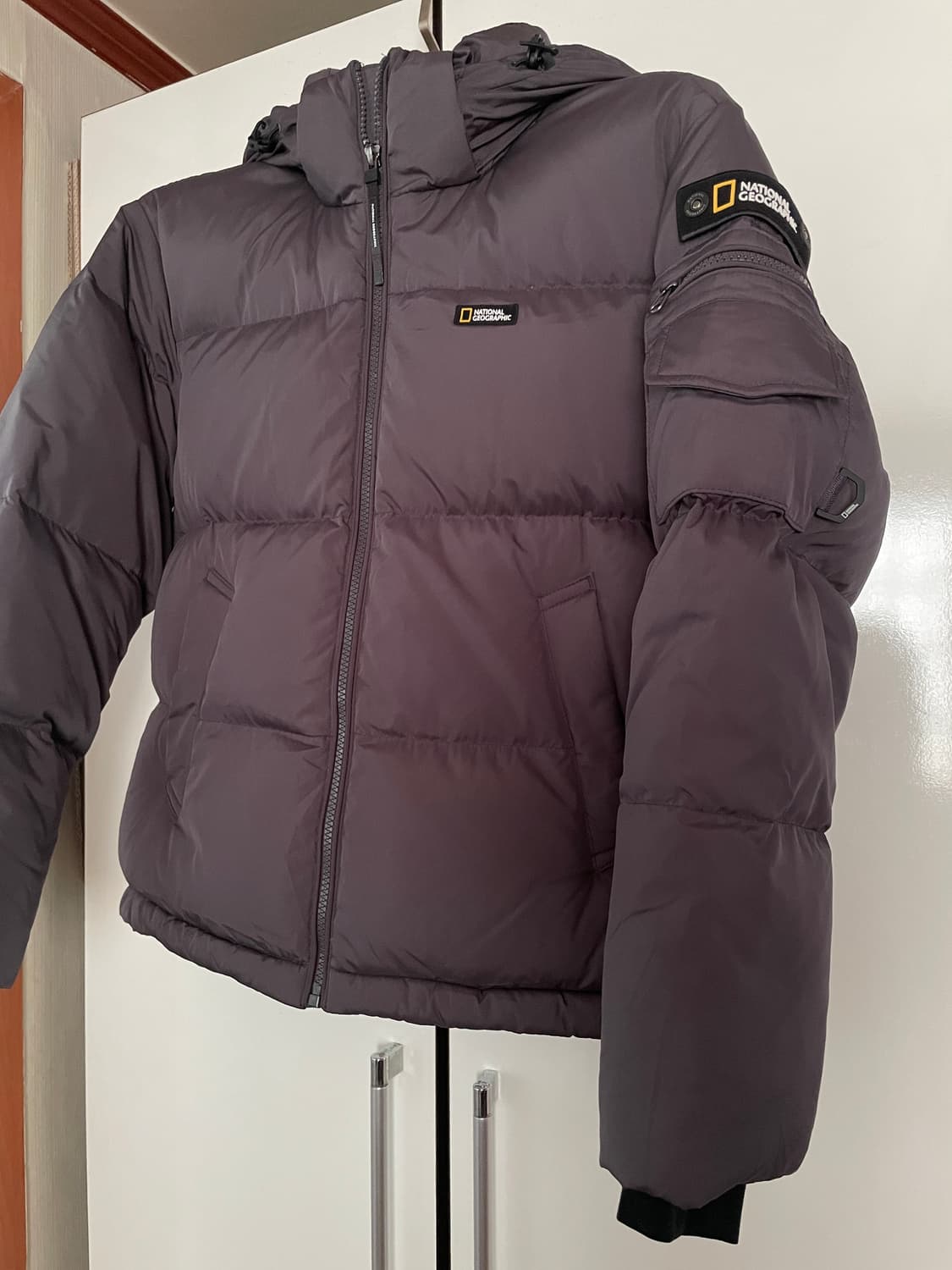 내셔널 지오그래픽 골든몰 덕다운 숏패딩 남녀공용 상품이미지4