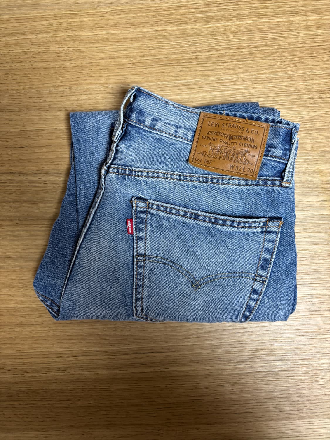 32x30 555 리바이스 릴렉스 스트레이트 진 상품이미지2