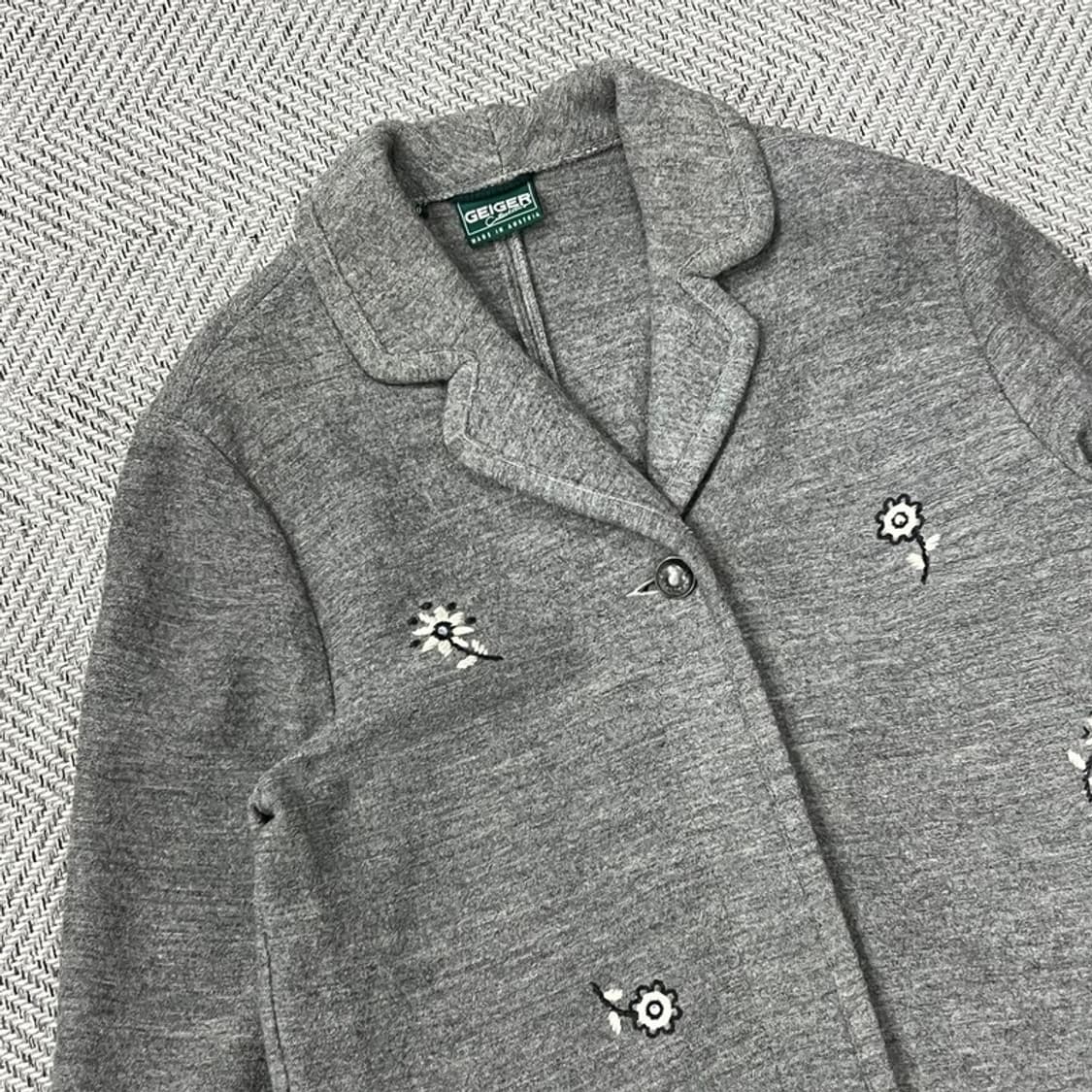 가이거 플라워 울 코트 v0667 상품이미지3