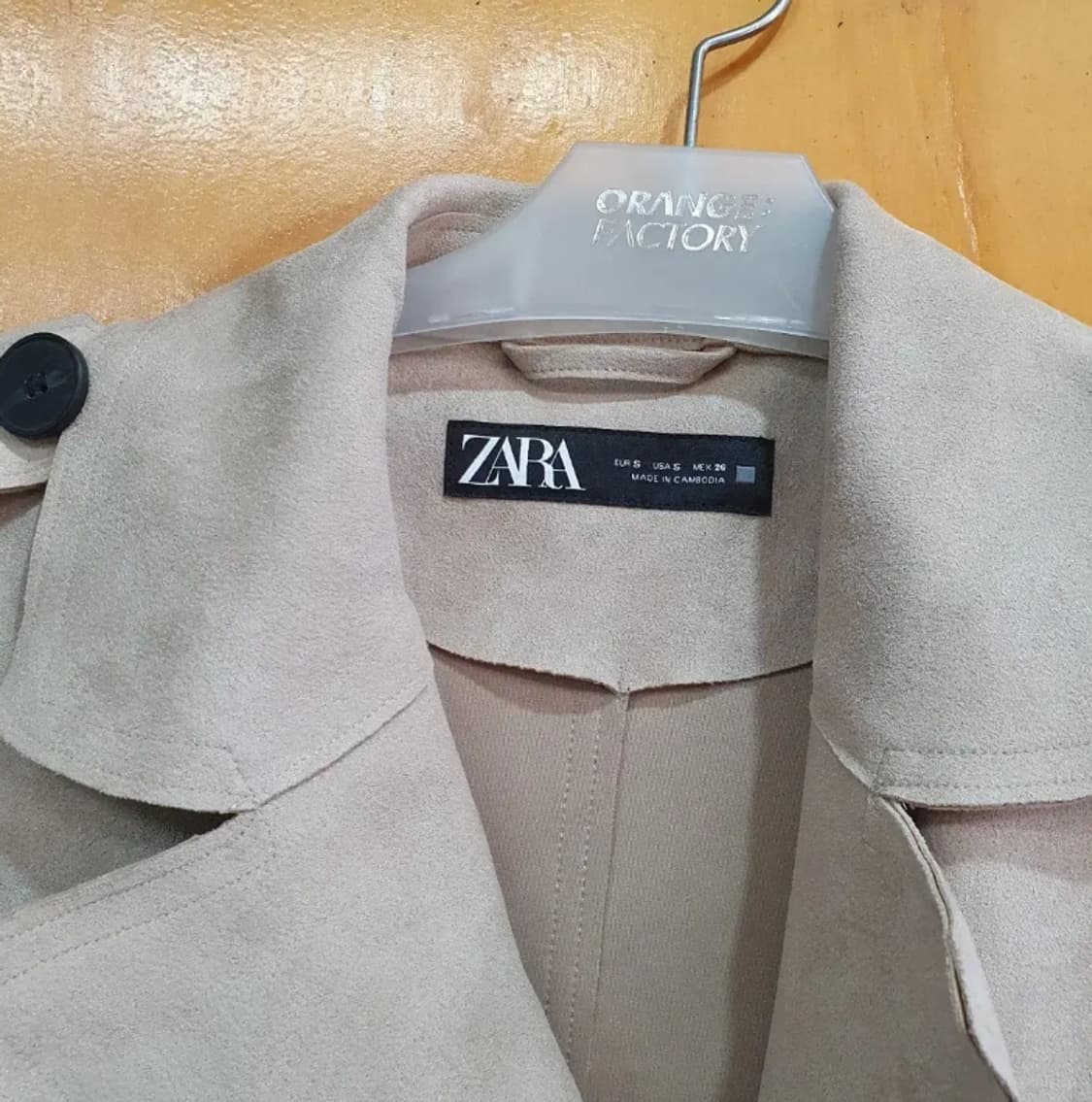719)자라 ZARA 스웨이드 세무 베스트 조끼자켓 상품이미지4
