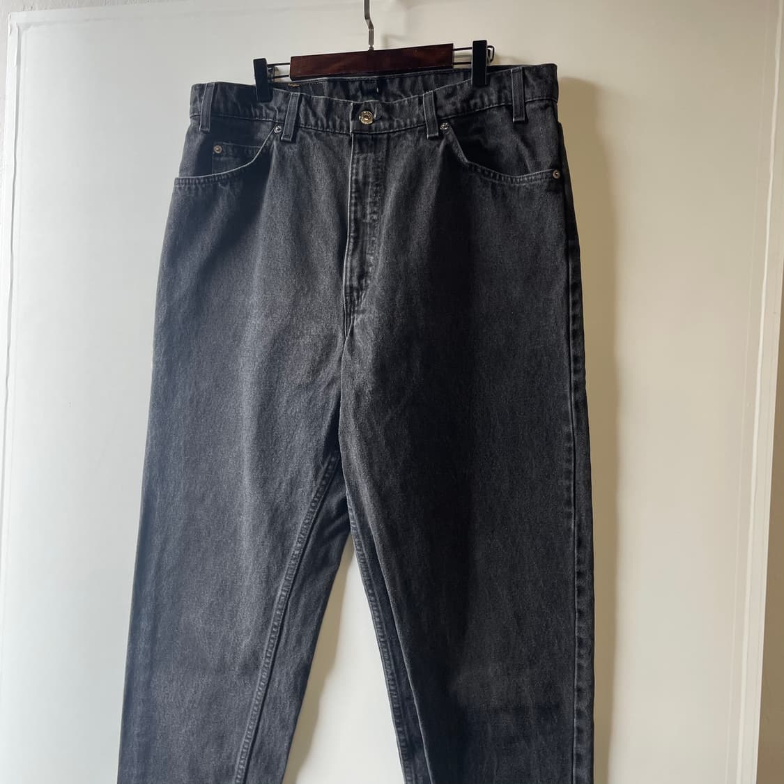 90s 리바이스550 흑청 데님팬츠 상품이미지3
