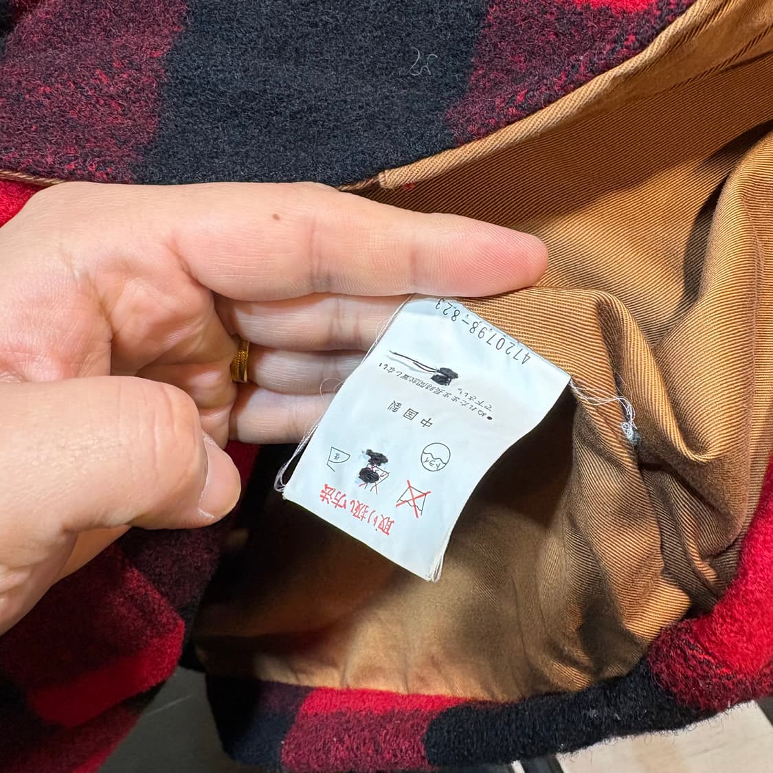 [M] WOOLRICH 울리치 타탄 체크 울자켓 상품이미지7