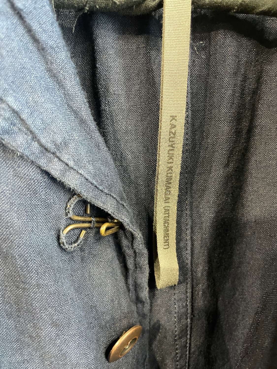 어태치먼트 린넨 워크 코트 상품이미지6