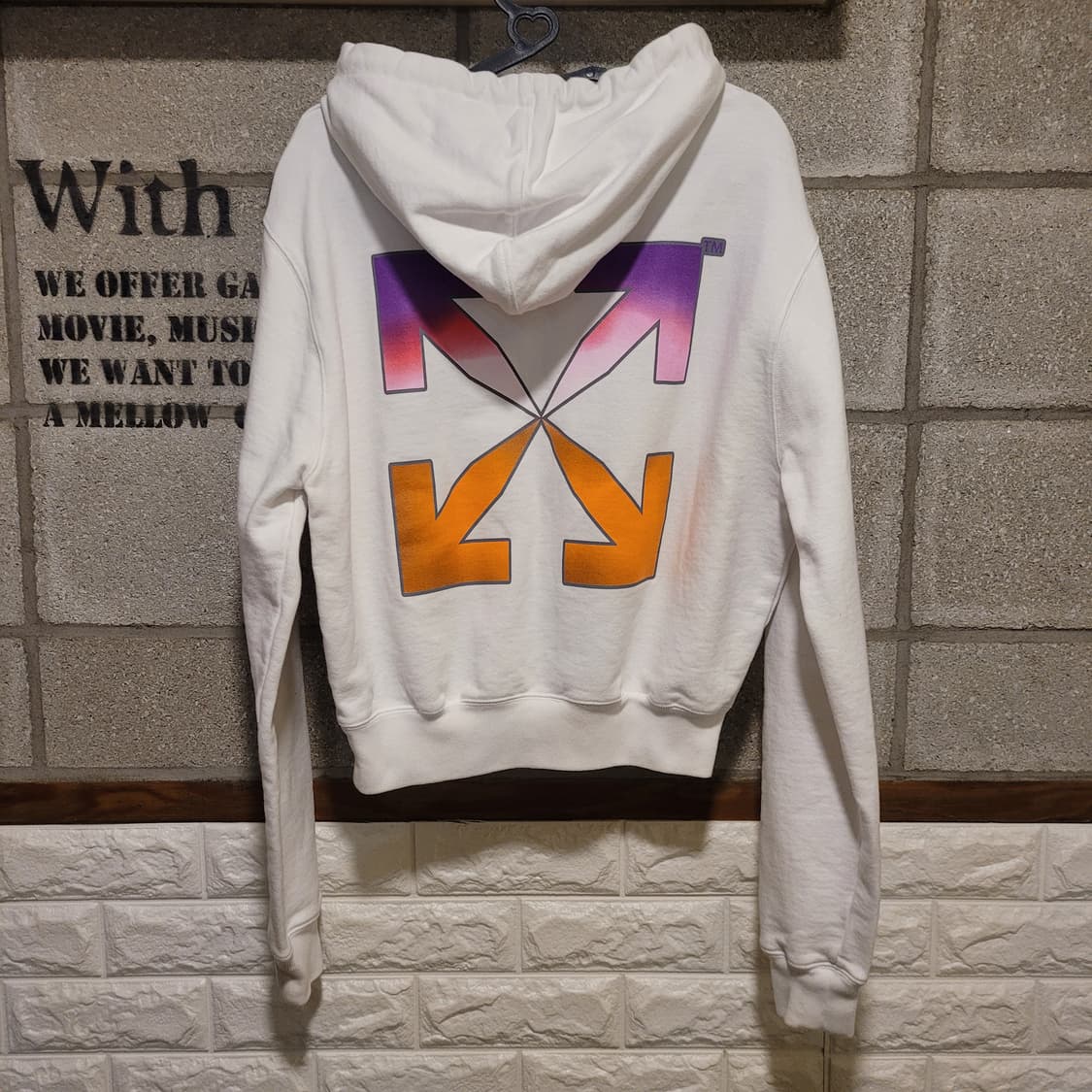 오프화이트 그라디언트 후드 XXS 상품이미지2