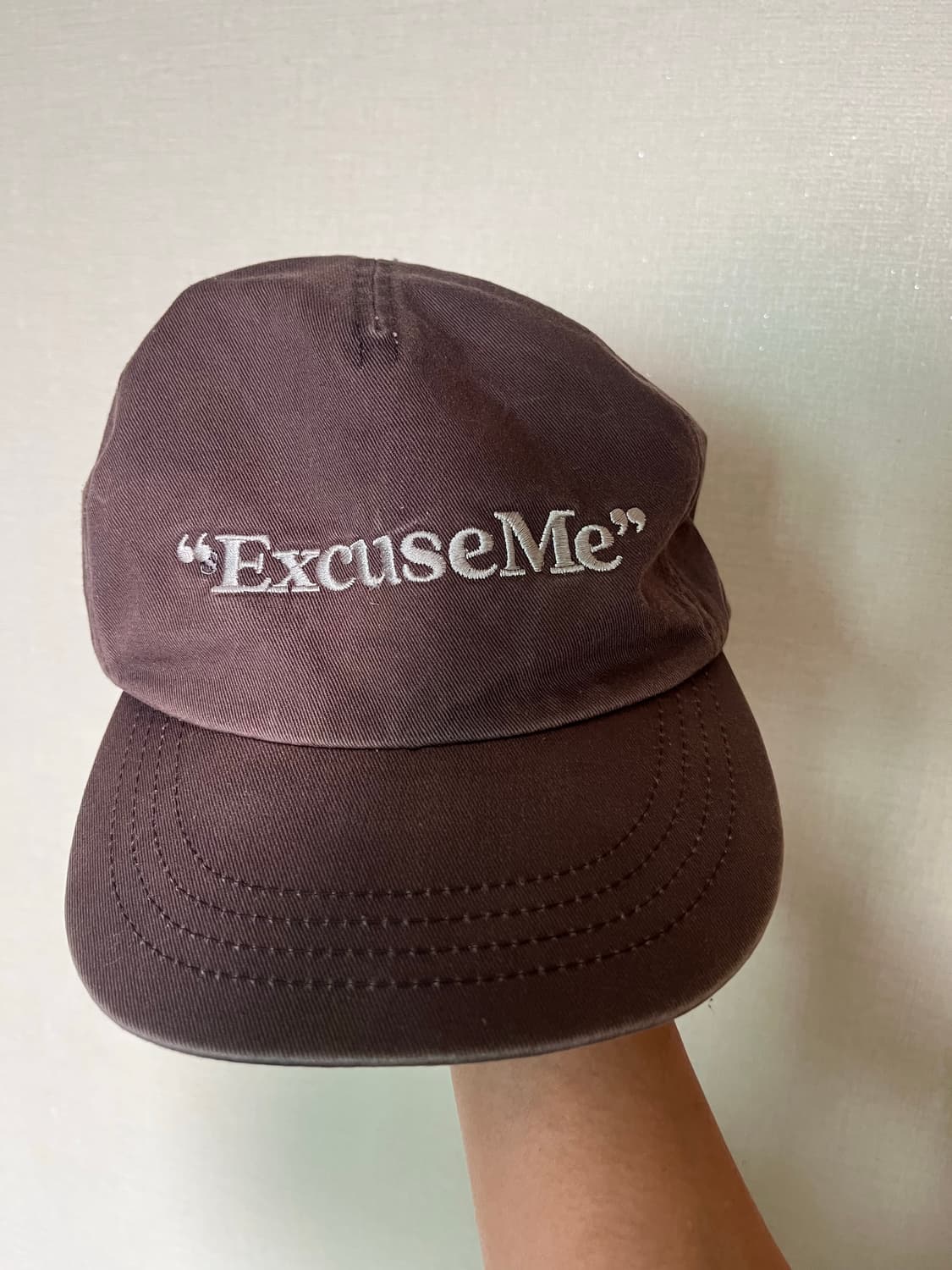 그램아운스파운드 Excuse Me 5-Panel Cap_Washed Ch 상품이미지2