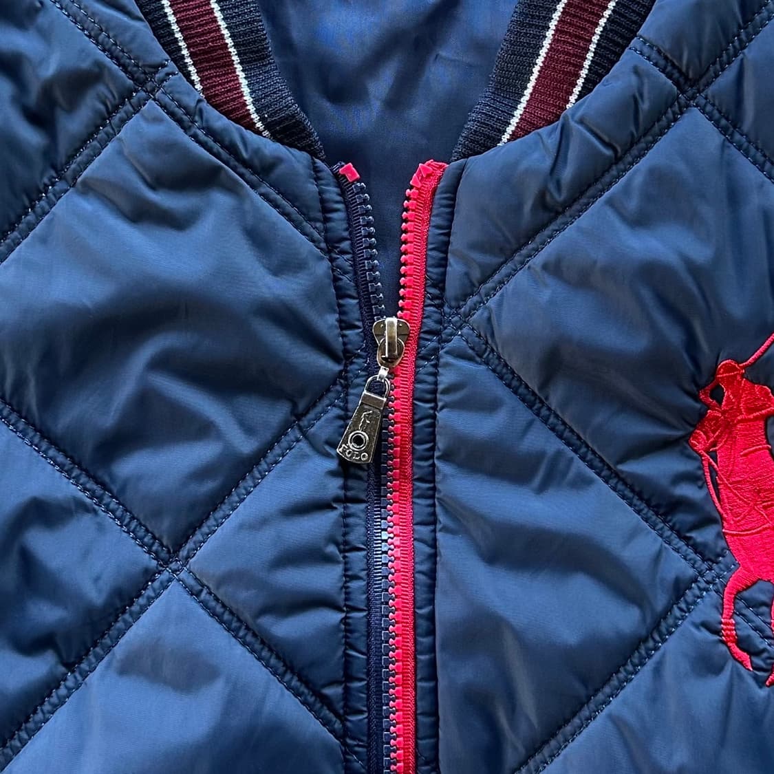 [XL]폴로 랄프로렌 빅포니 퀼팅 누빔 자켓 navy 상품이미지6