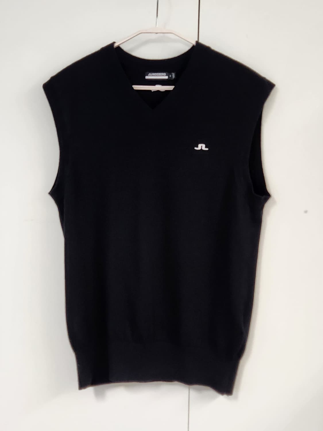 제이린드버그 골프 니트 베스트 블랙 M 상품이미지2