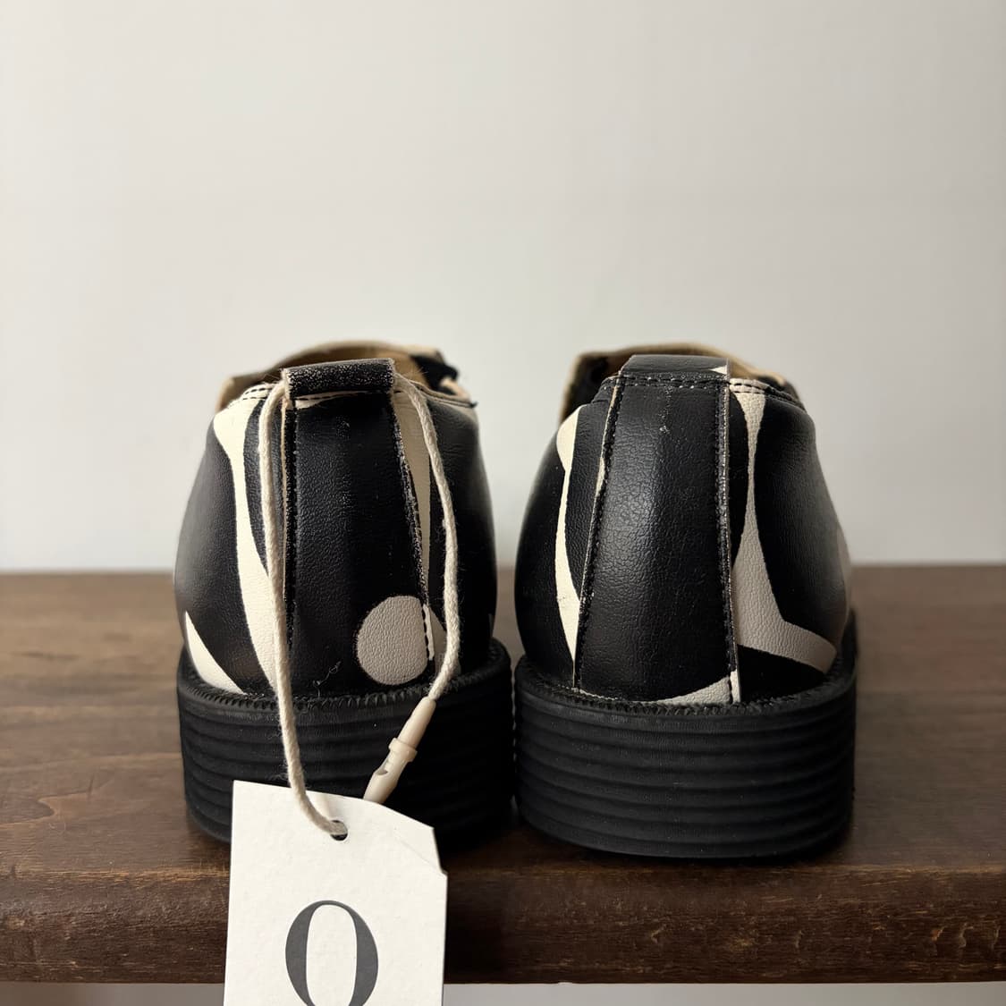 Number Printing Square Toe Shoes 상품이미지8