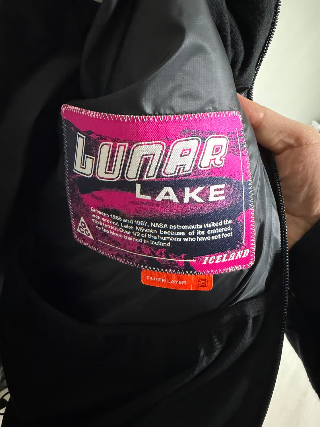 나이키ACG 루나레이크 블랙 패딩 상품이미지4