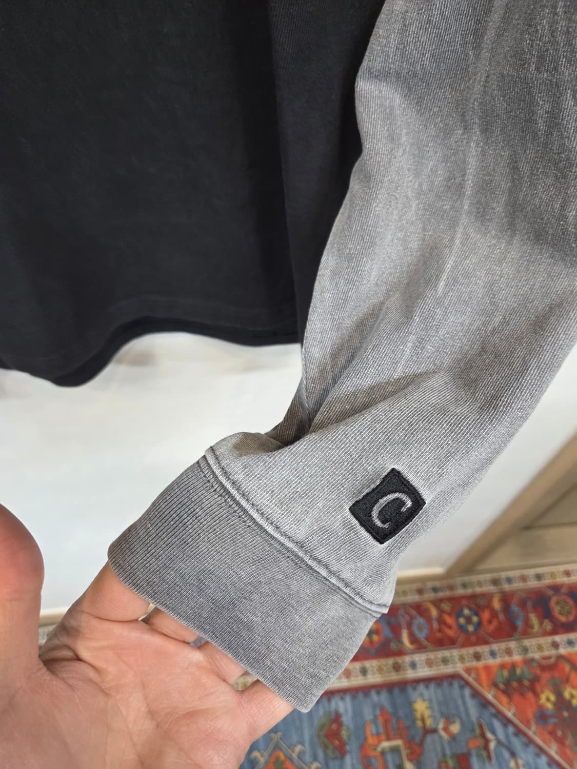 커버낫 레이어드 피그먼트 롱슬리브 긴팔 L 상품이미지4