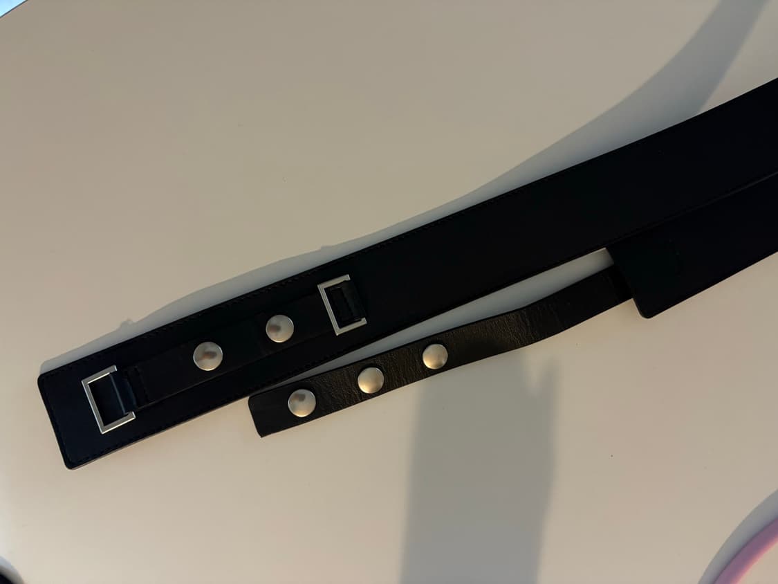 세릭 벨트 cerric belt black 상품이미지10