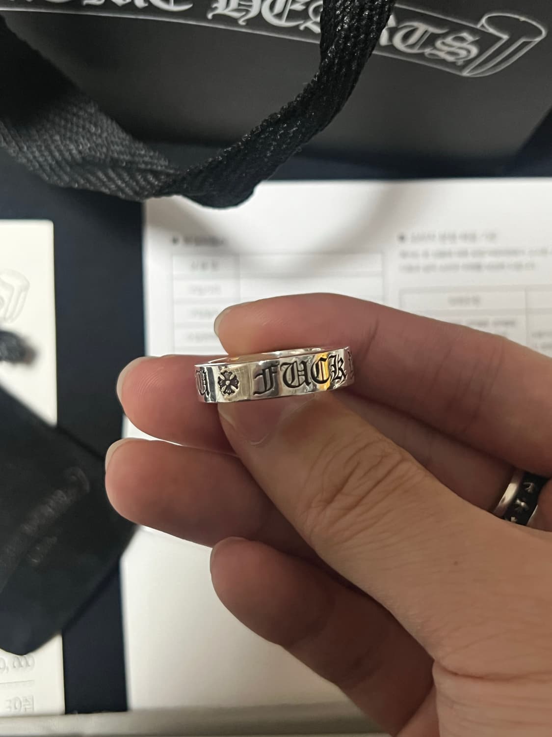 [us9] 크롬하츠 퍽유링 6mm 상품이미지2