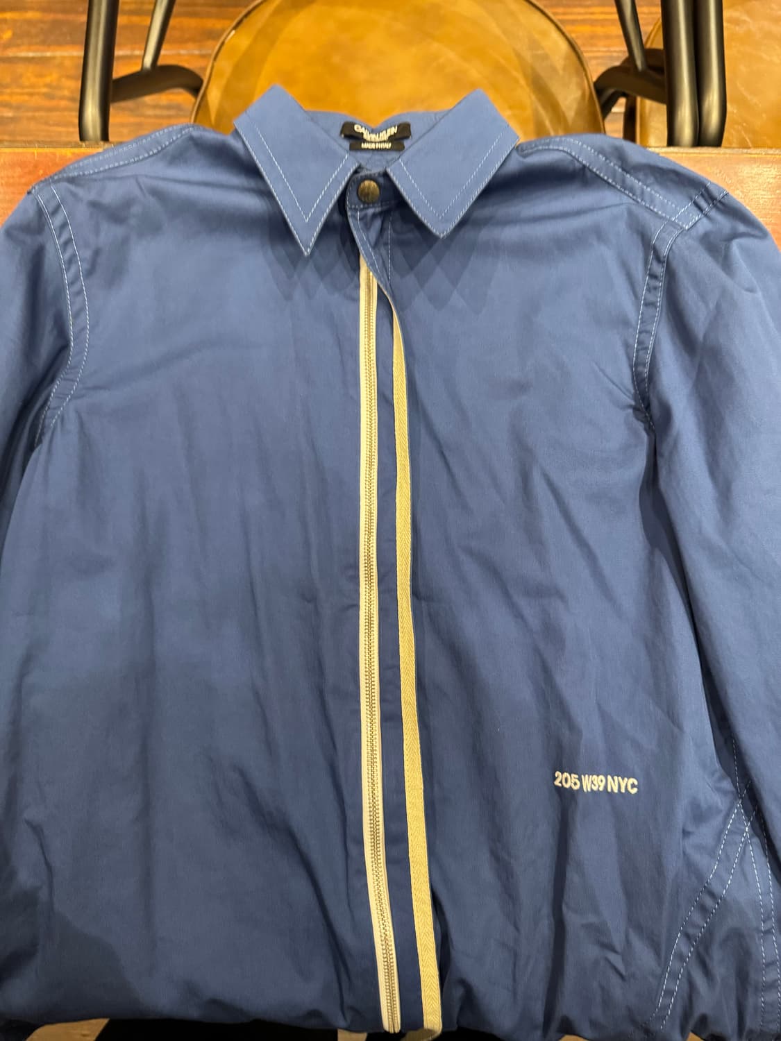  CALVIN KLEIN 205W39NYC MEN'S BLUE ZIPPE 상품이미지7