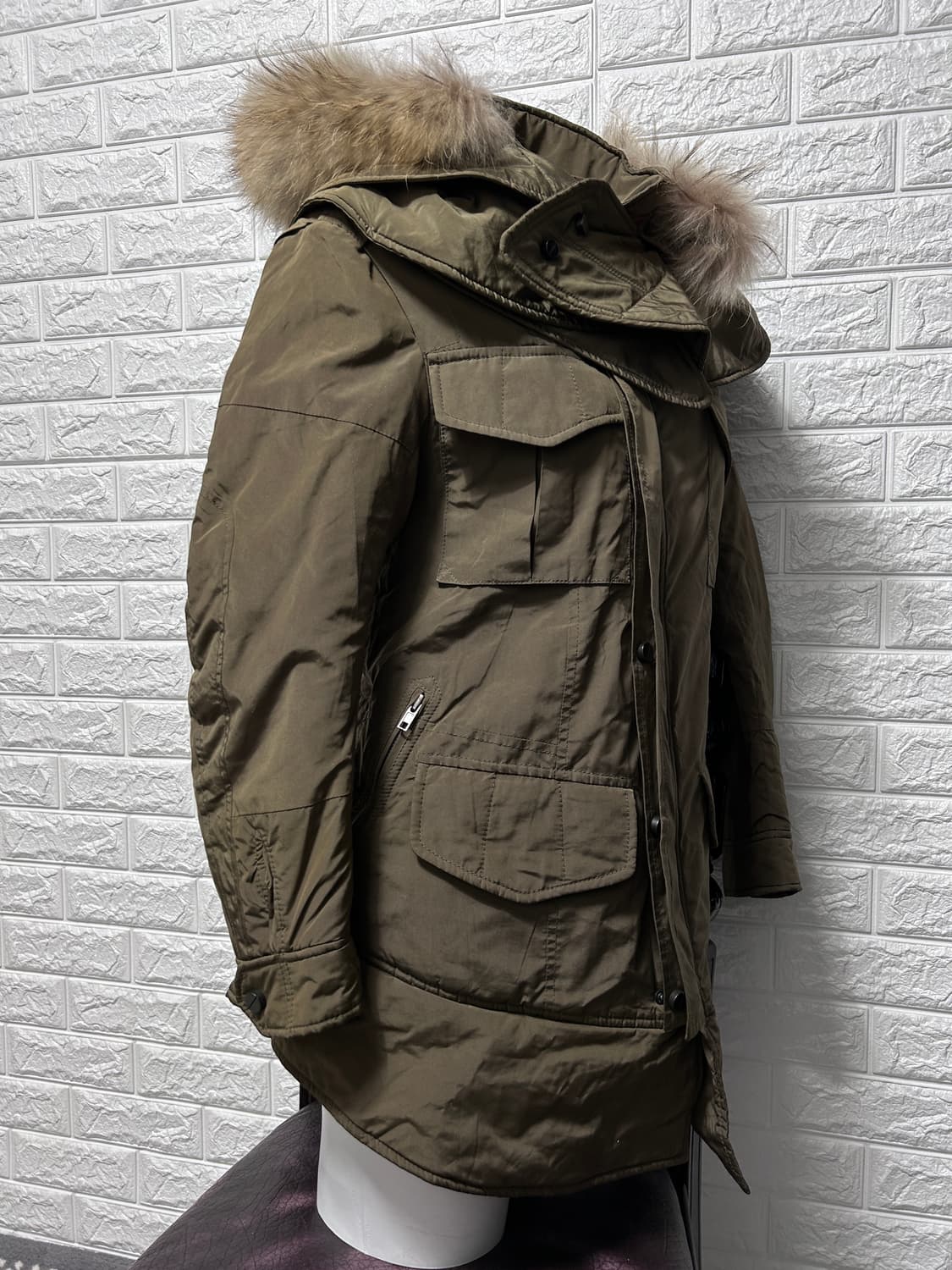 시스템 사무라이 후디드 패딩 자켓 상품이미지3