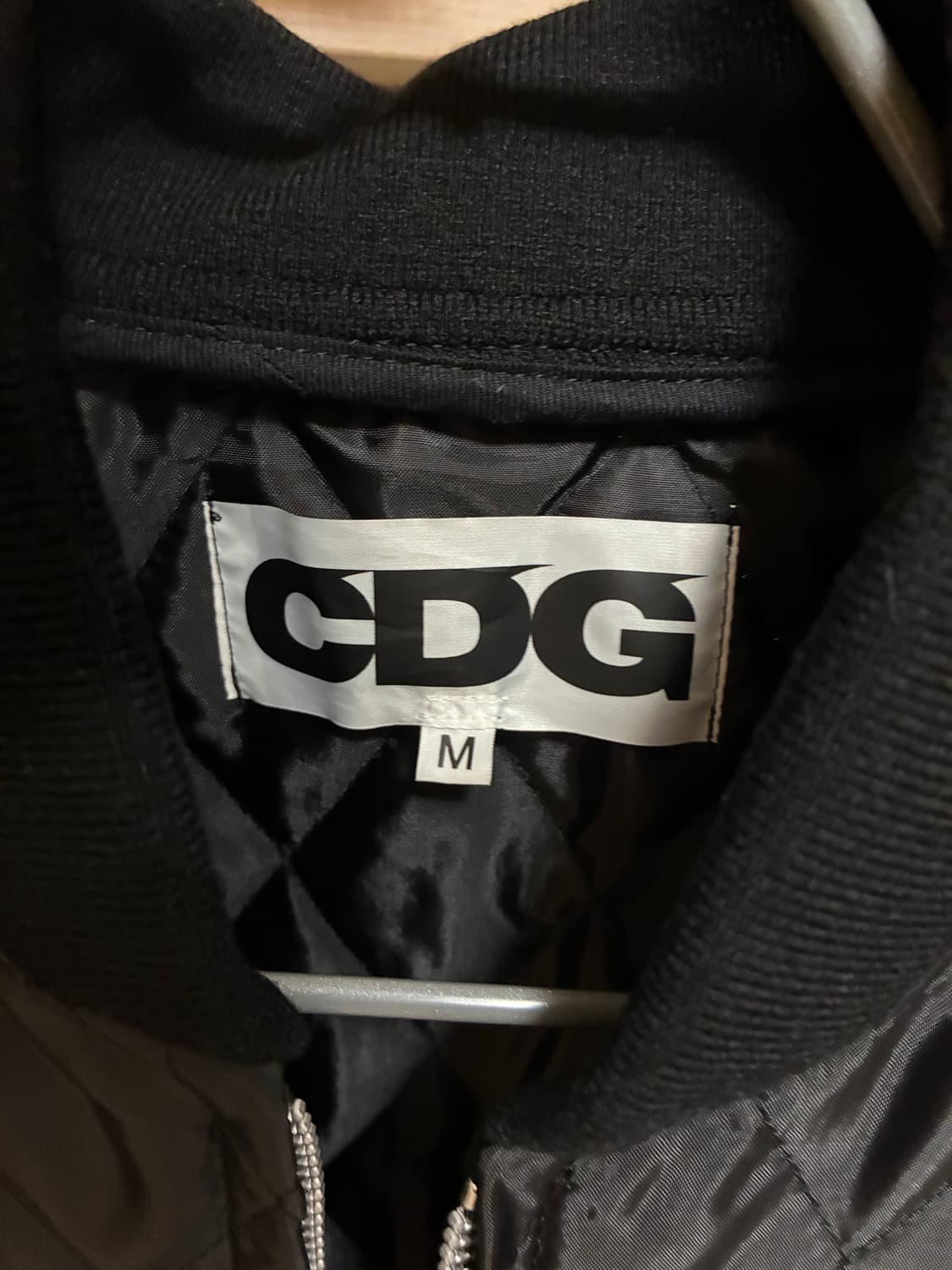 CDG 퀼티드 '84-85 스태프 블루종 블랙 상품이미지3