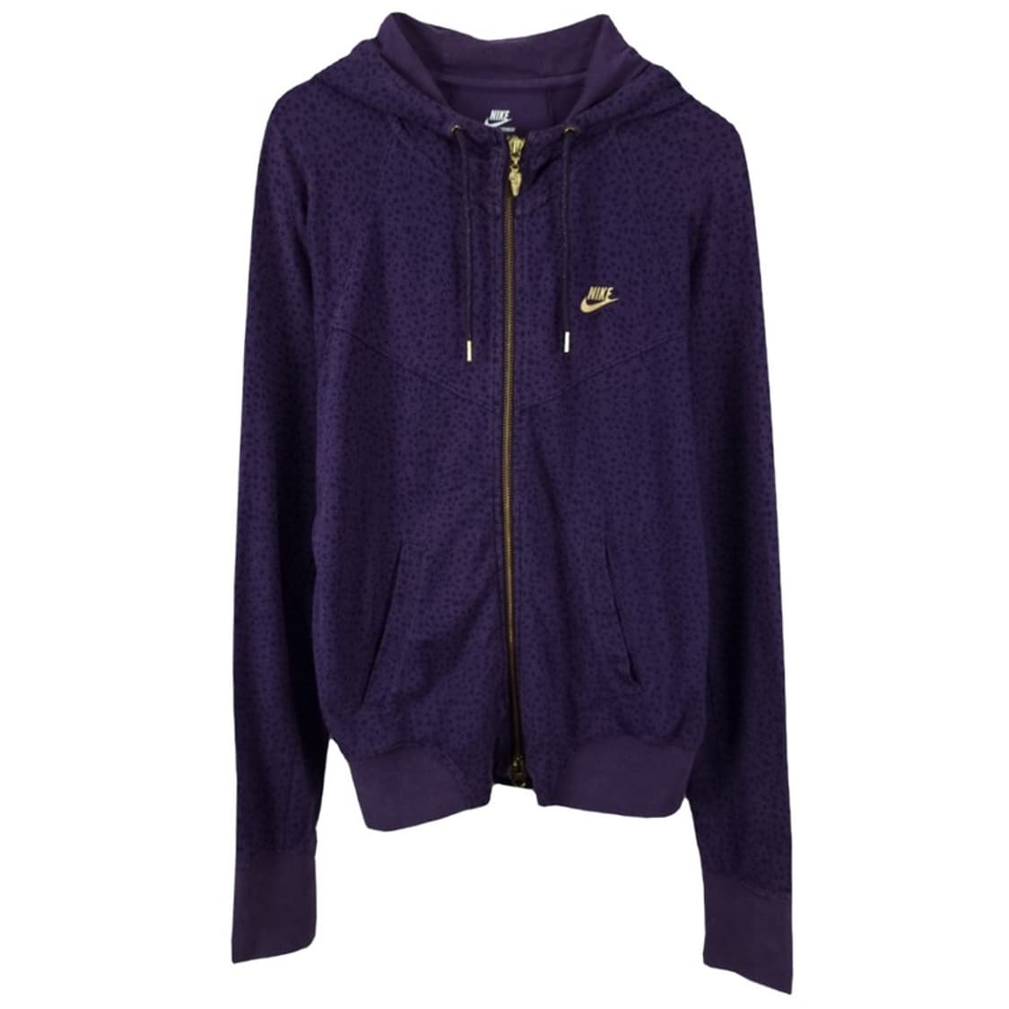 [나이키] 로고 프린팅 레오파드 패턴 후드 집업 퍼플 M20089 상품이미지2