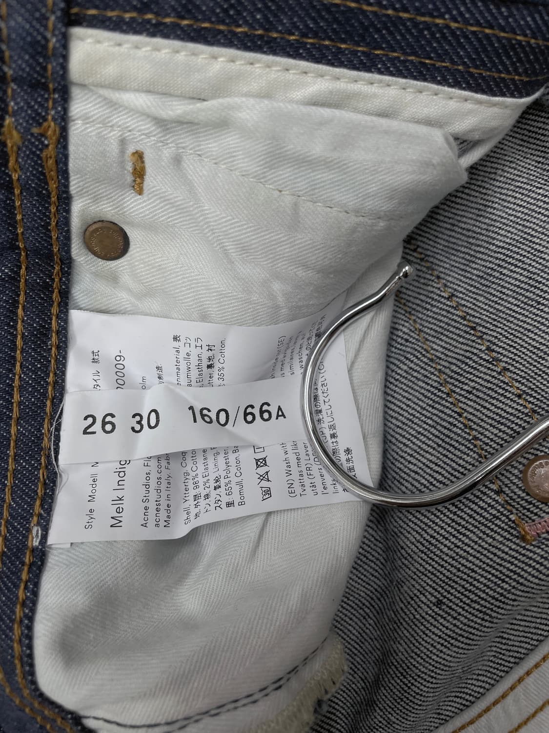 아크네 스튜디오(Acne Studios) Melk Indigo 데님 팬츠 상품이미지5