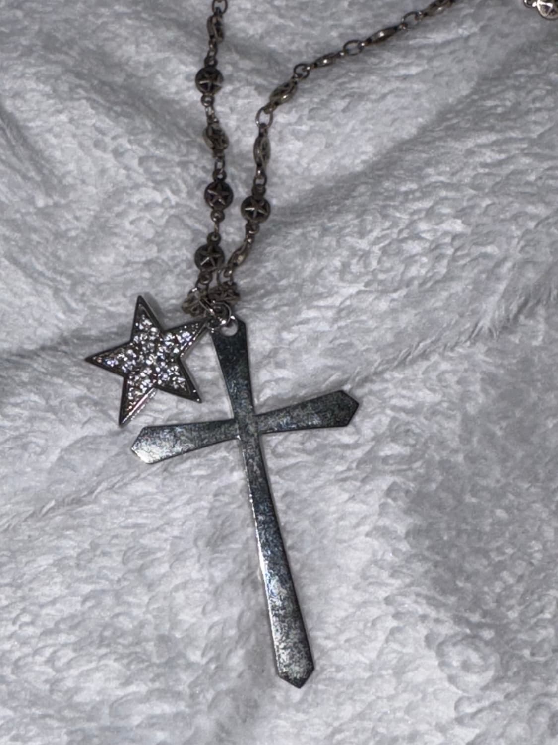 십자가 빈티지 펑크 목걸이 상품이미지2