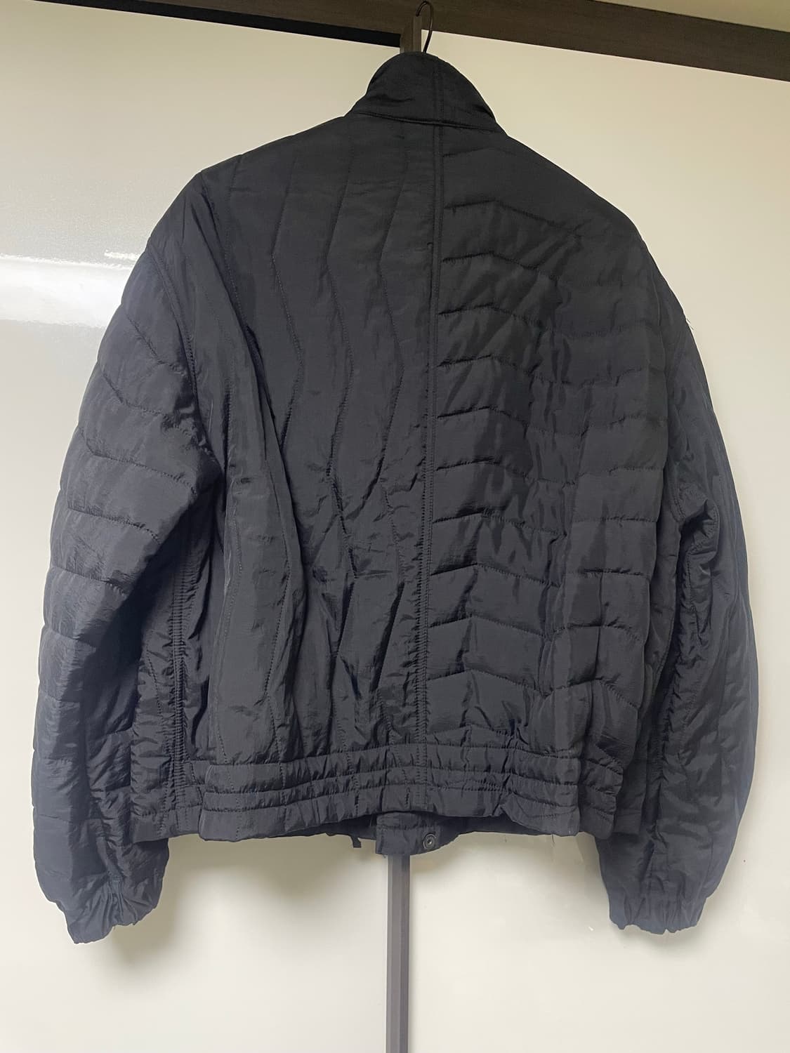 M) 20FW 언어펙티드 퀼티드 블루종 블랙 상품이미지2