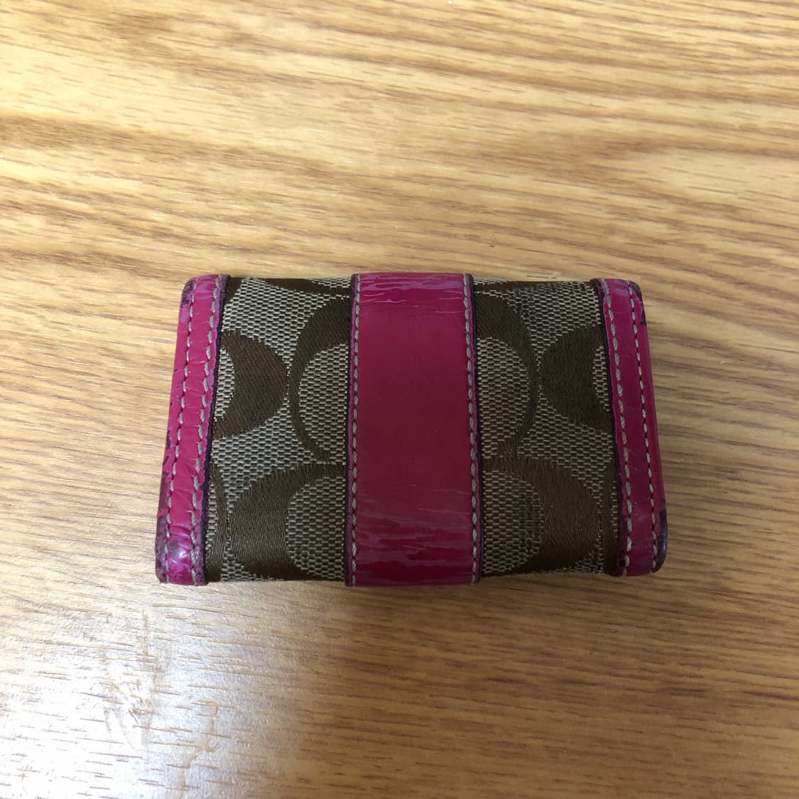 Coach pink mini key case  상품이미지2