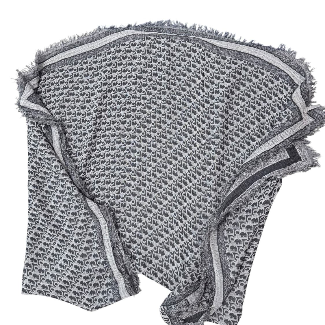 정품 크리스찬 디올 실크 스퀘어 숄 머플러 상품이미지2