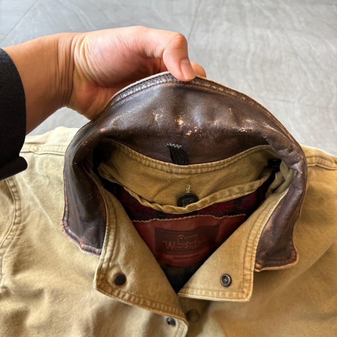 90s 울리치 베이지 헌팅 초어 자켓 상품이미지9