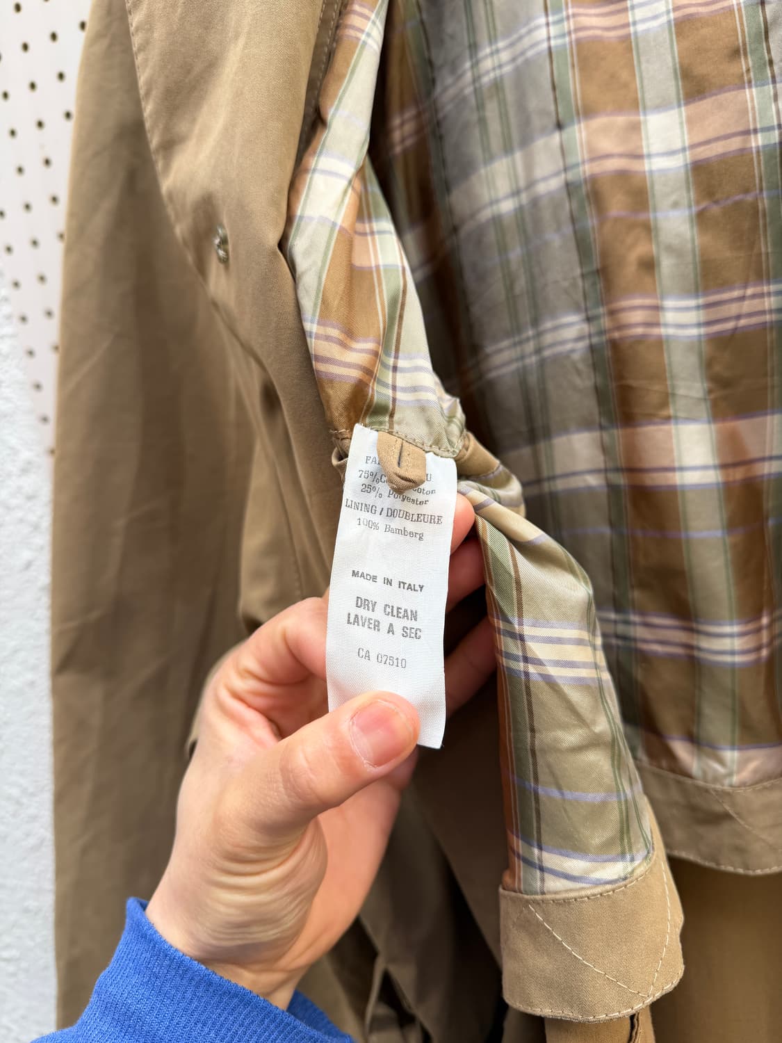 1990s GIORGIO ARMANI TRENCH MAXI 조르지오코트 상품이미지7