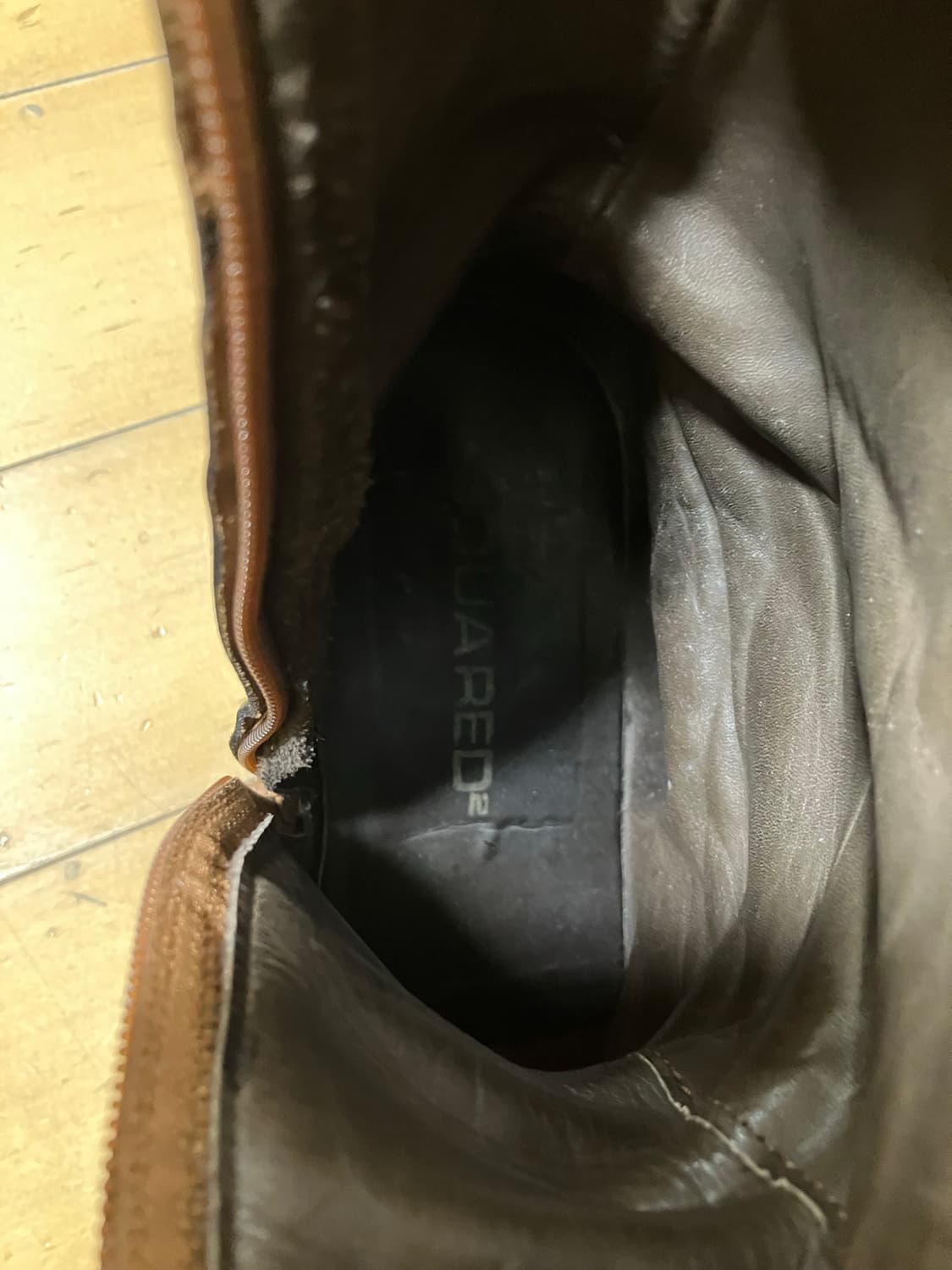 DSQUARED2 디스퀘어드 롱 노즈 웨스턴 링 피어스 부츠 42 상품이미지3