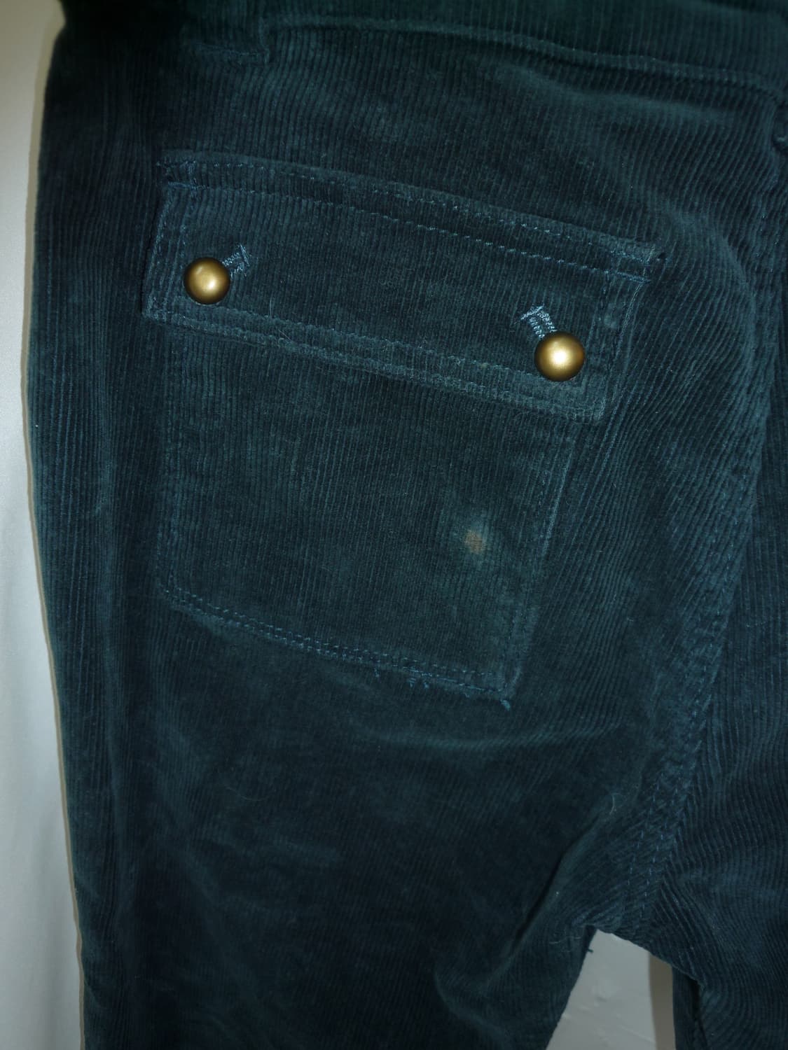 Teal corduroy capri pants 상품이미지7