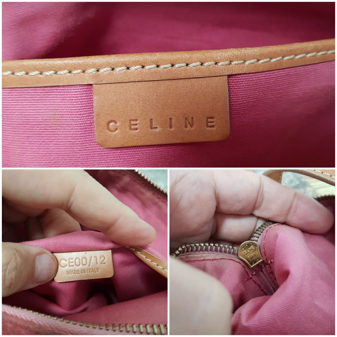 [정품] 셀린느 핑크 스웨이드 숄더백 상품이미지10