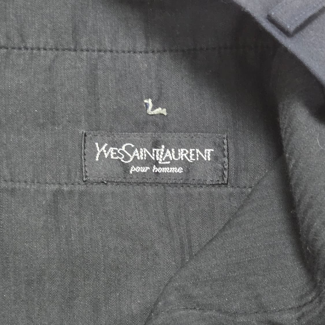 YSL 입생로랑 빈티지 네이비 슬랙스 정장바지 상품이미지5
