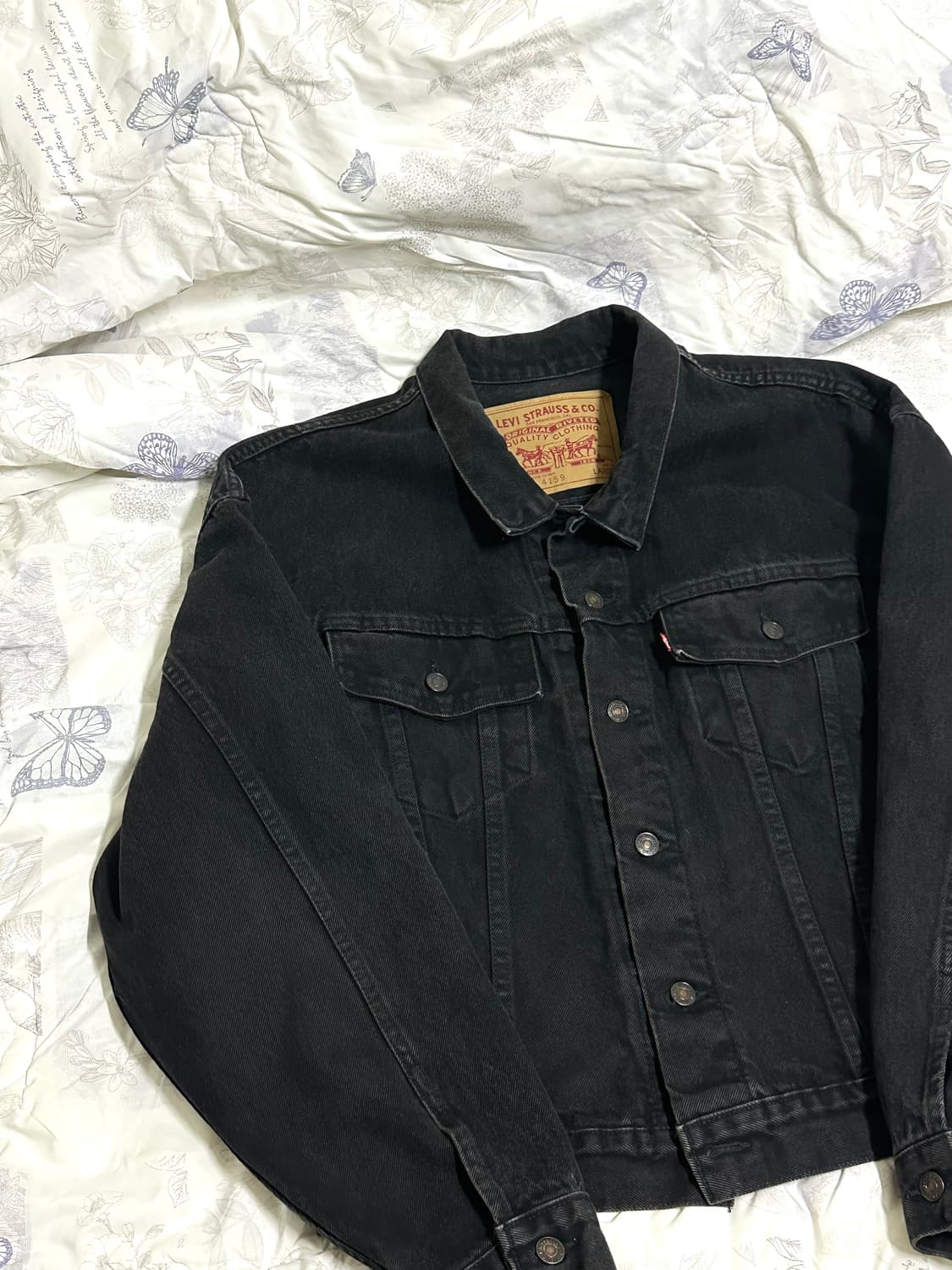 리바이스 70598-4159 L 블랙 데님 자켓 USA 상품이미지1