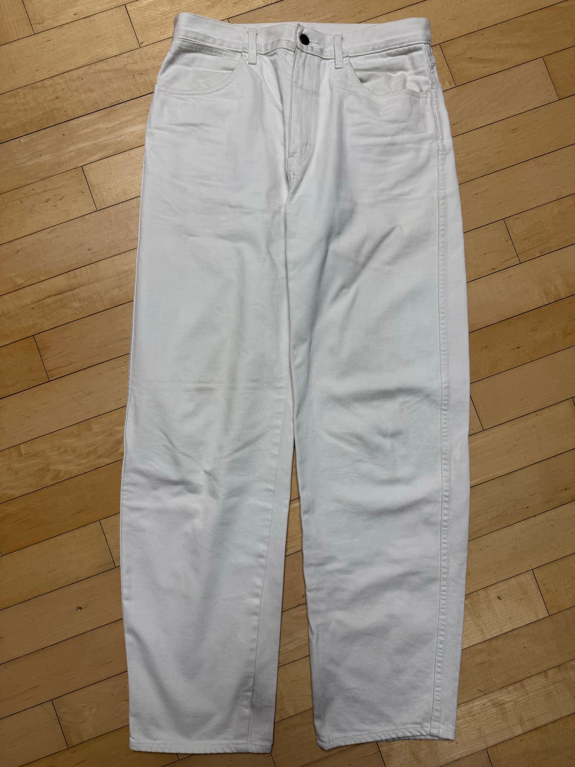 유니클로 U 유니유 화이트 와이드 진 상품이미지1