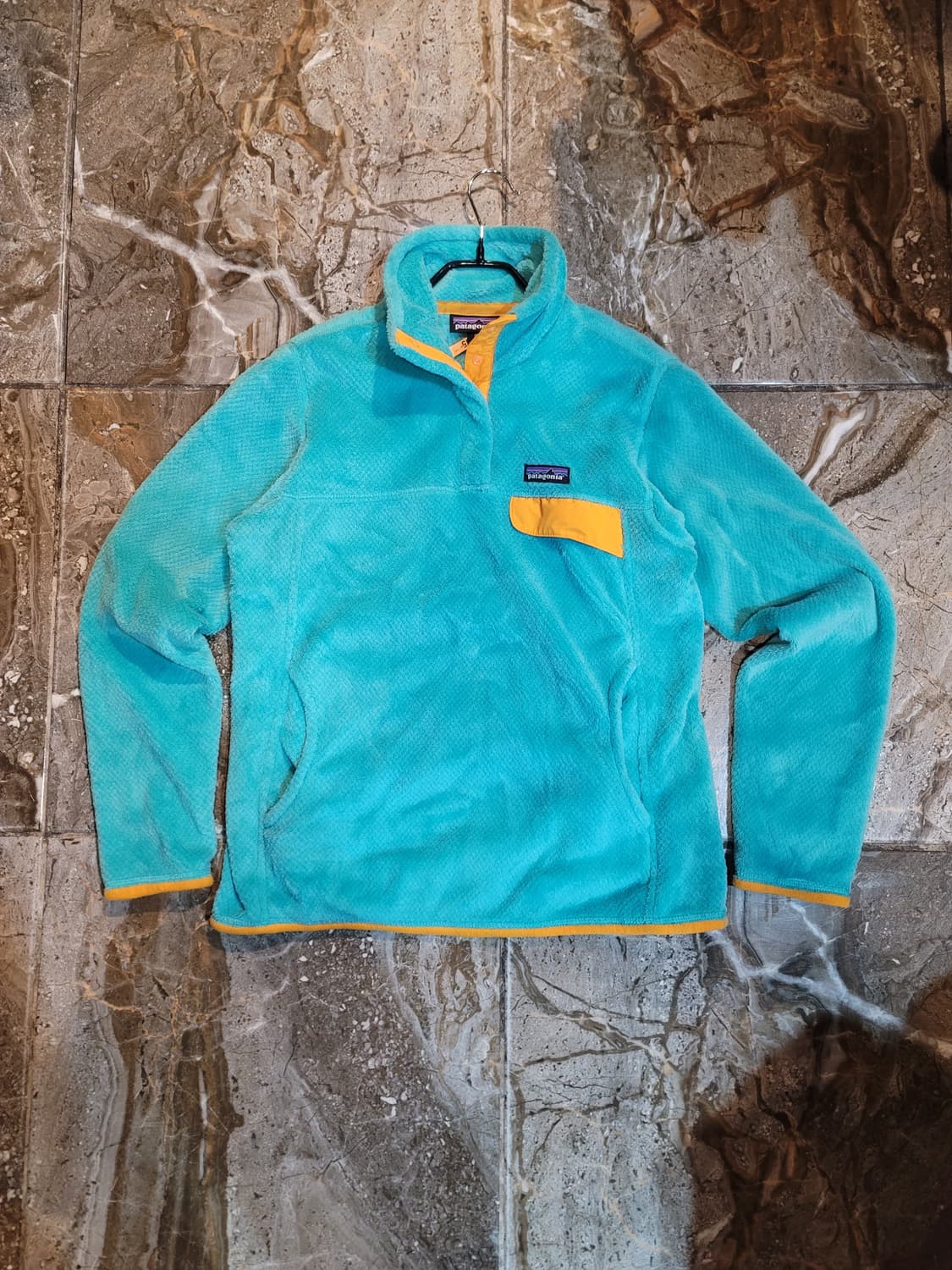 파타고니아 여성 플리스 풀오버 에메랄드  상품이미지1