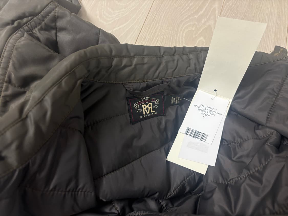 RRL 더블알엘 퀼팅 오버 셔츠 자켓 상품이미지4