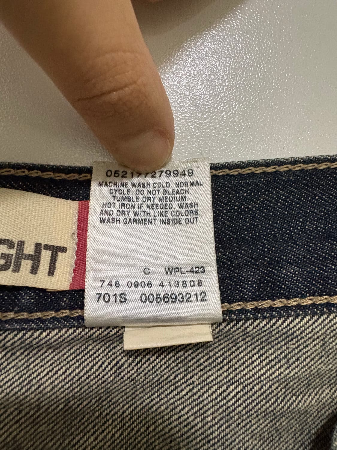 리바이스 569 loose straight커스텀 데님 상품이미지4