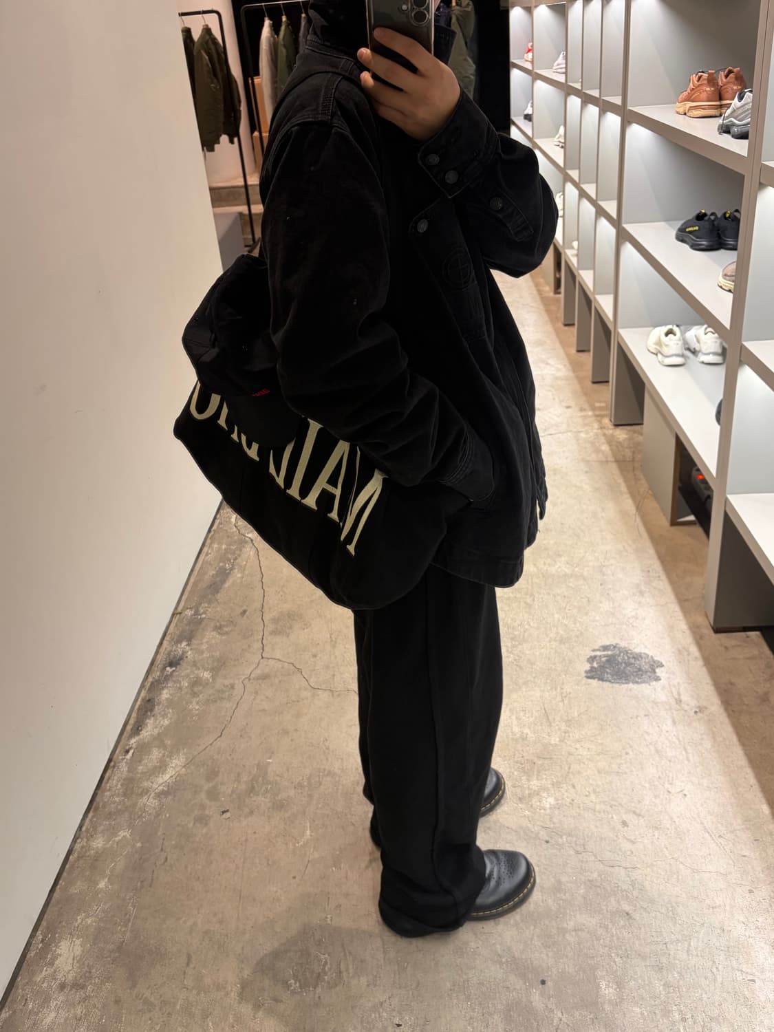 [플라스틱프로덕트] 스웻팬츠 블랙 M 상품이미지1