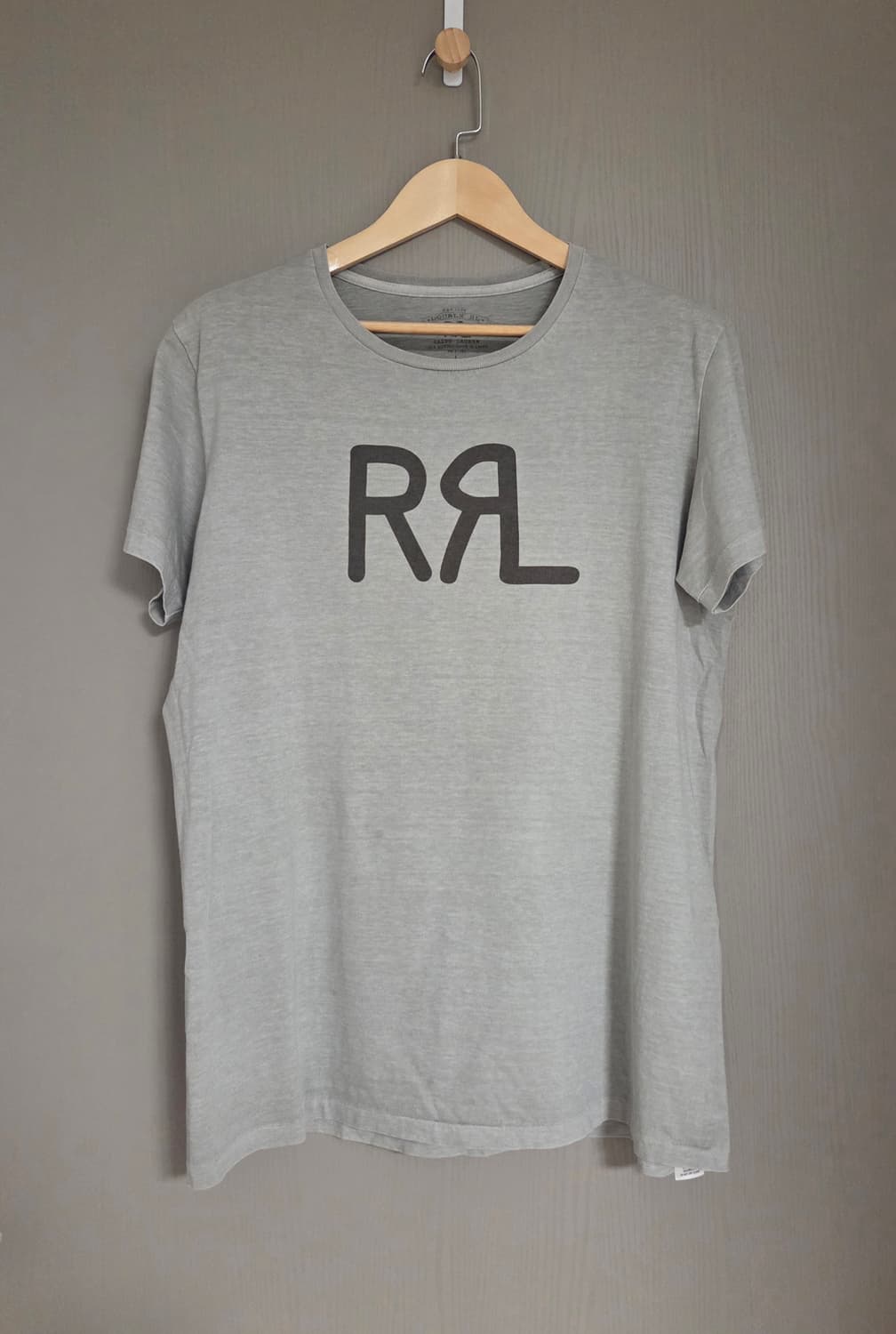 RRL 더블알엘 랜치 로고 반팔 티셔츠 L 라이트그레이 상품이미지1