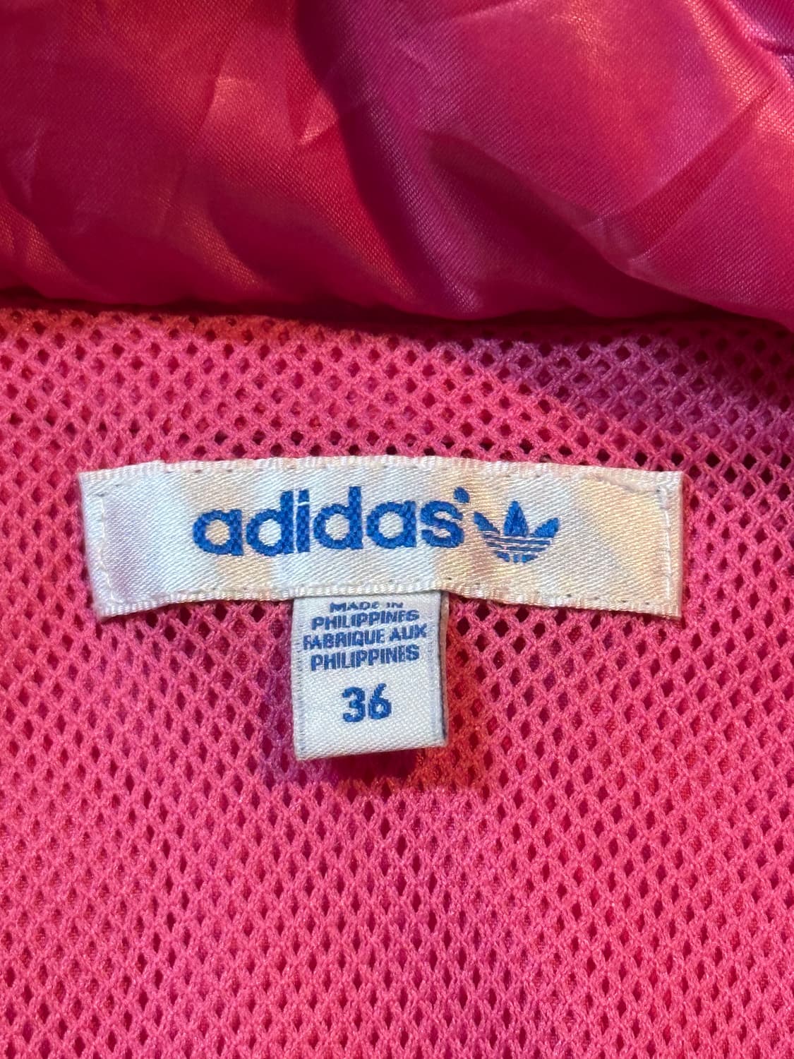 아디다스 ADIDAS 오리지널 바람막이 자켓 핑크 우먼스 36 상품이미지6