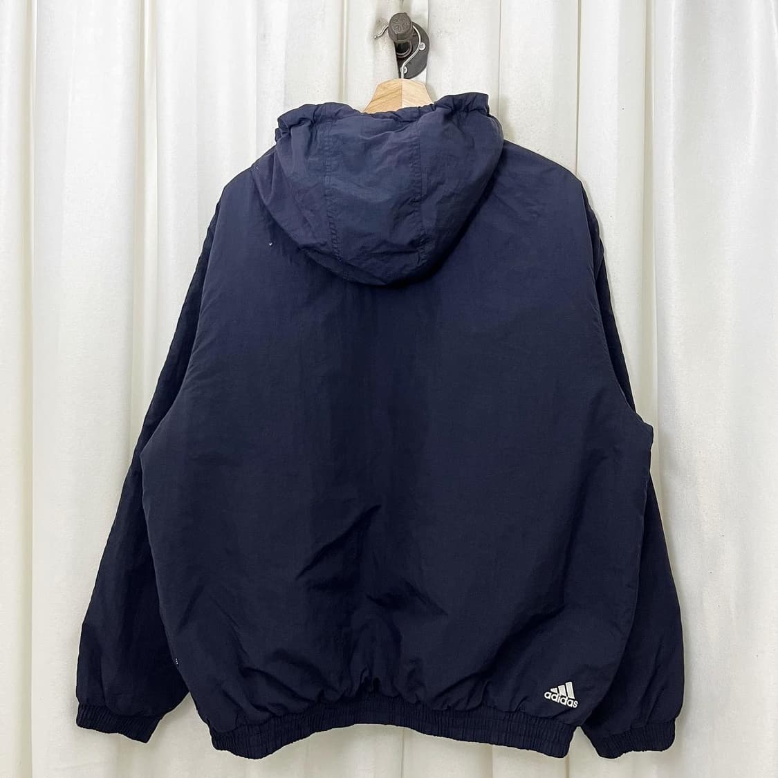 아디다스 네이비 화이트 삼선 후드 점퍼 상품이미지6
